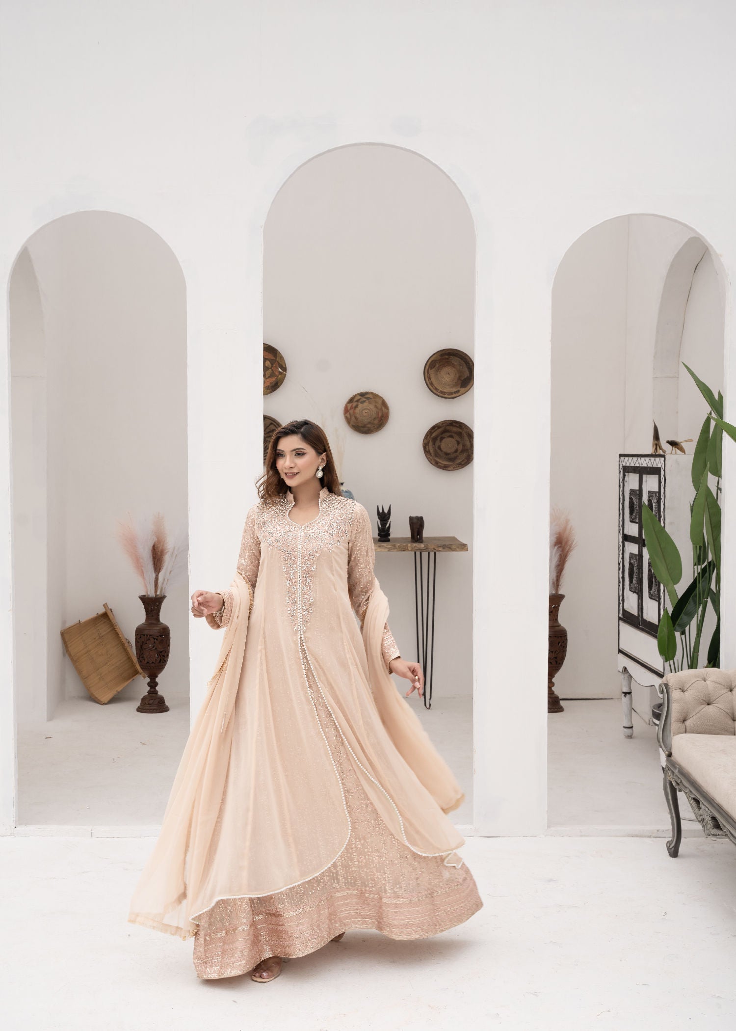 Manahils SW 04 PEACH Women 3pcs