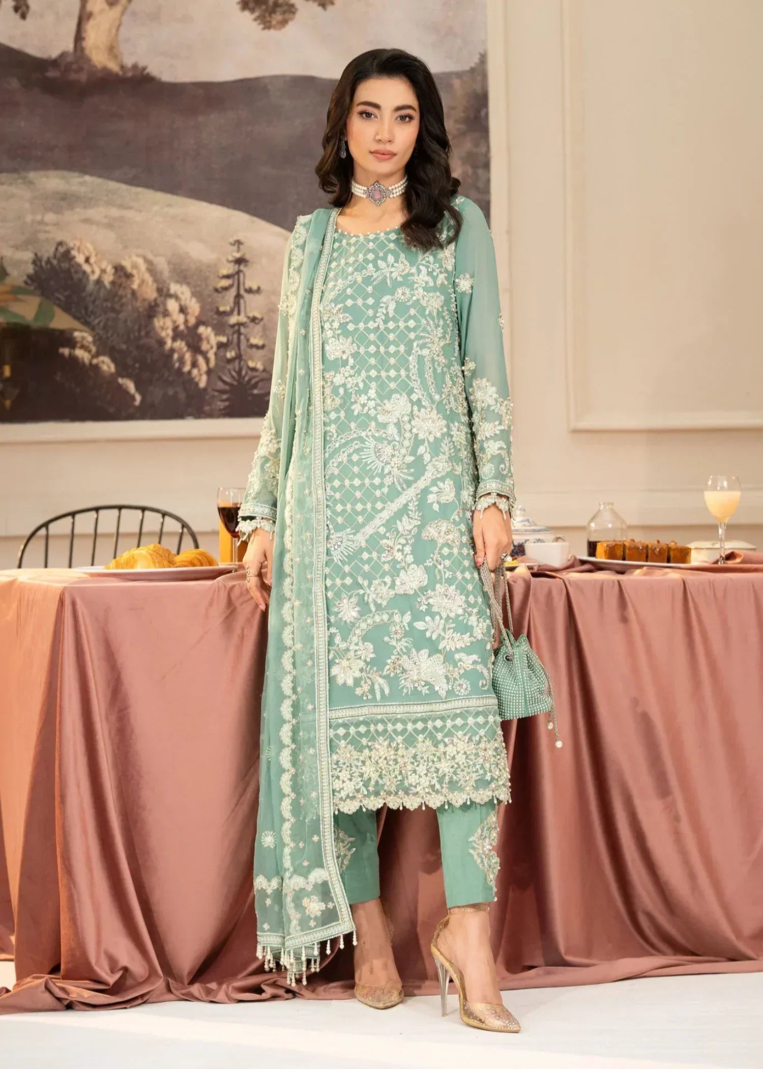 Khurshid Sage Women 4pcs