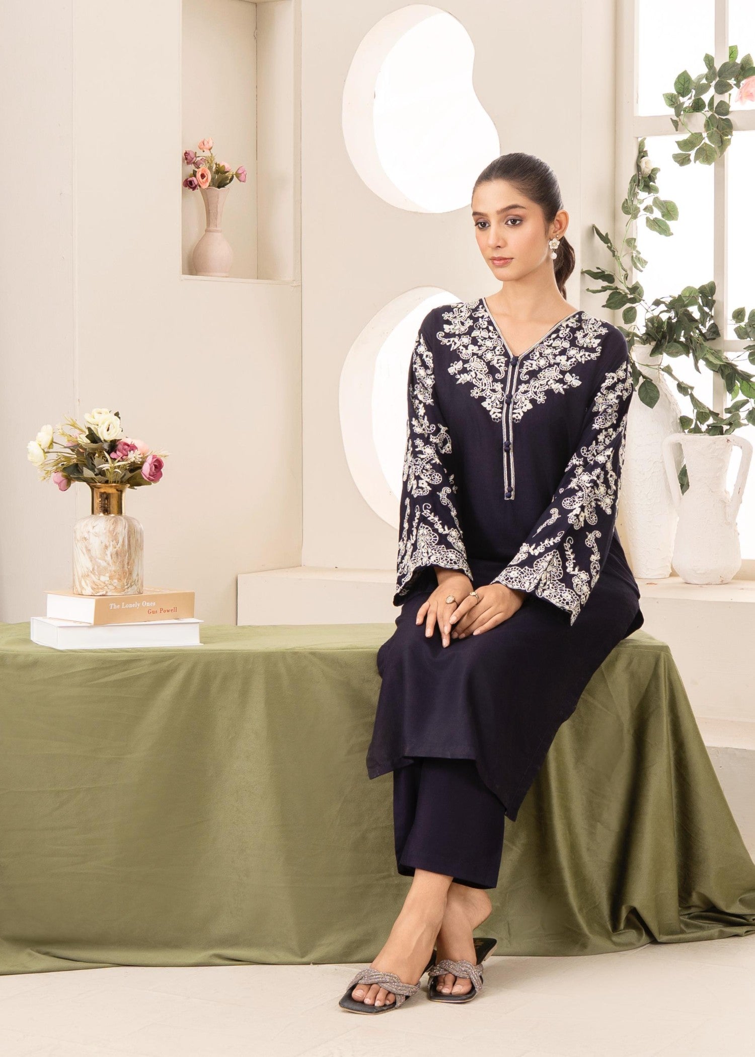 Stylish Collection BLUE GARNET Women 2pcs