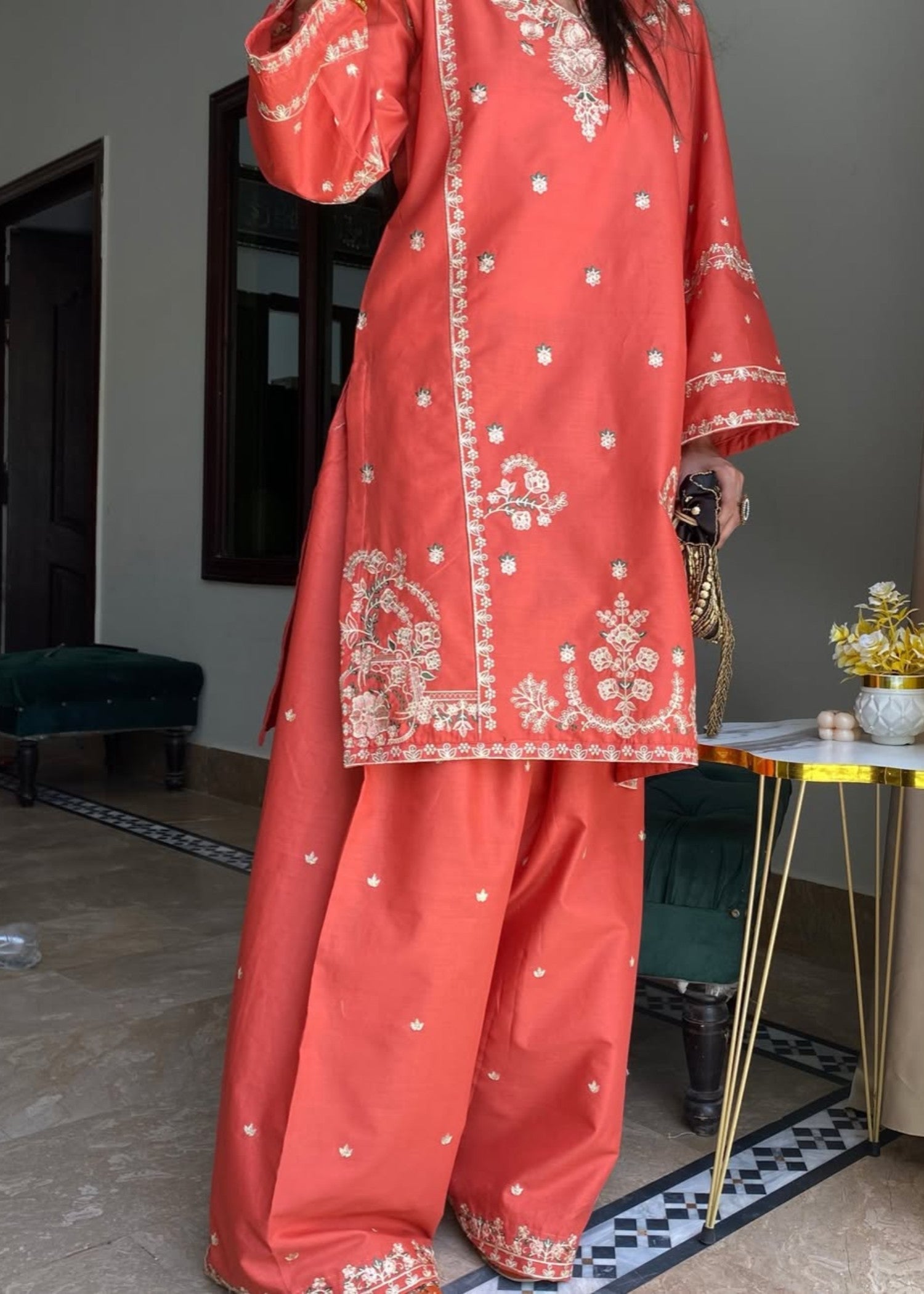 Tehzeeb Libas JANNAT LAWN FARSHI Women 2pcs