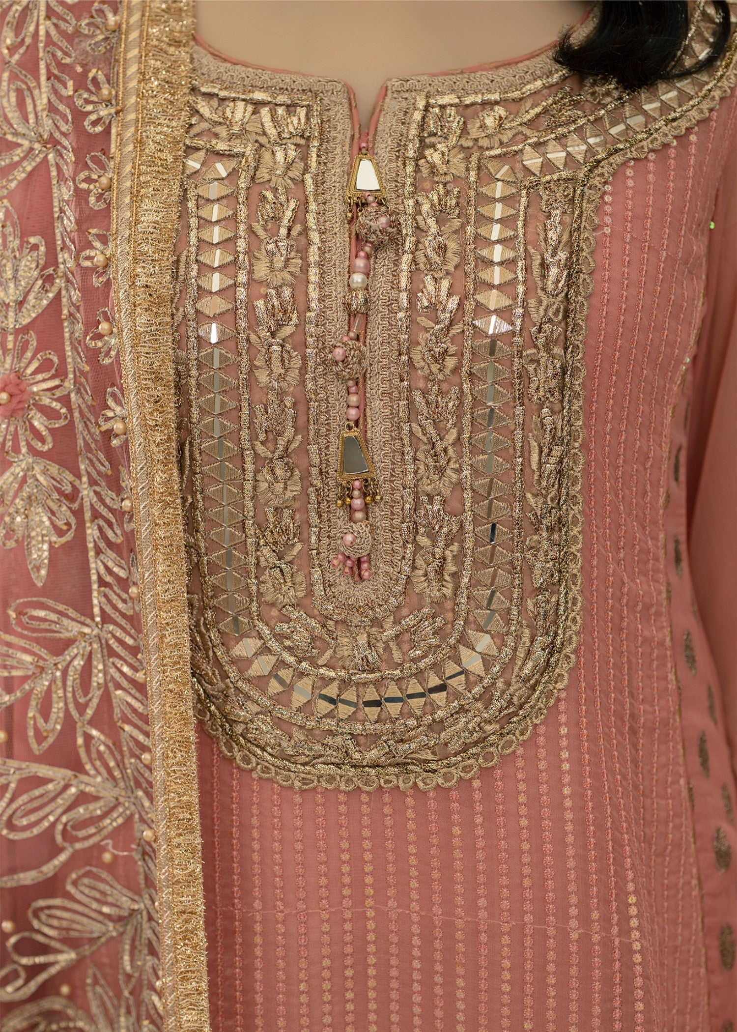 Khuda Baksh Creations M 109 Pink Women 4pcs