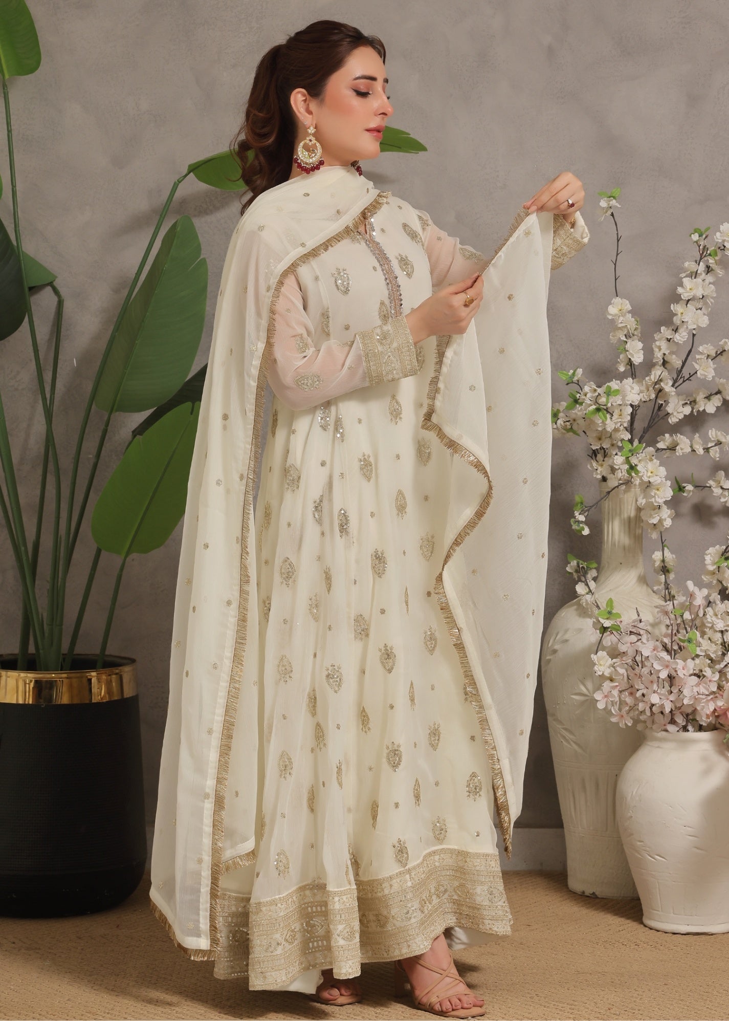 Abaan Zohan Raunak Off White Women 3pcs