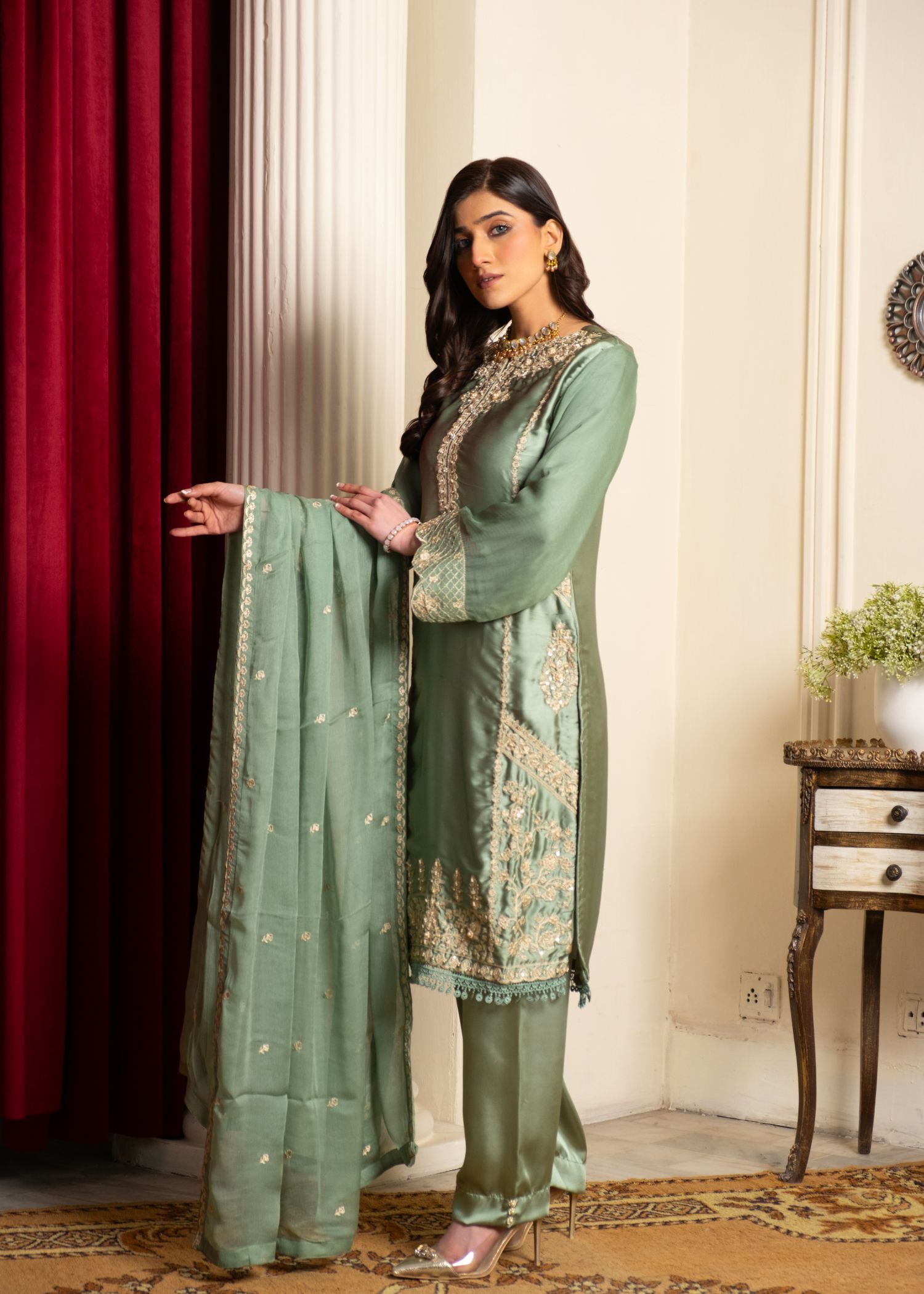 Pehnawa By Bin Akram’s ELYSIAN SILK AFFAIR SILK Women 3pcs