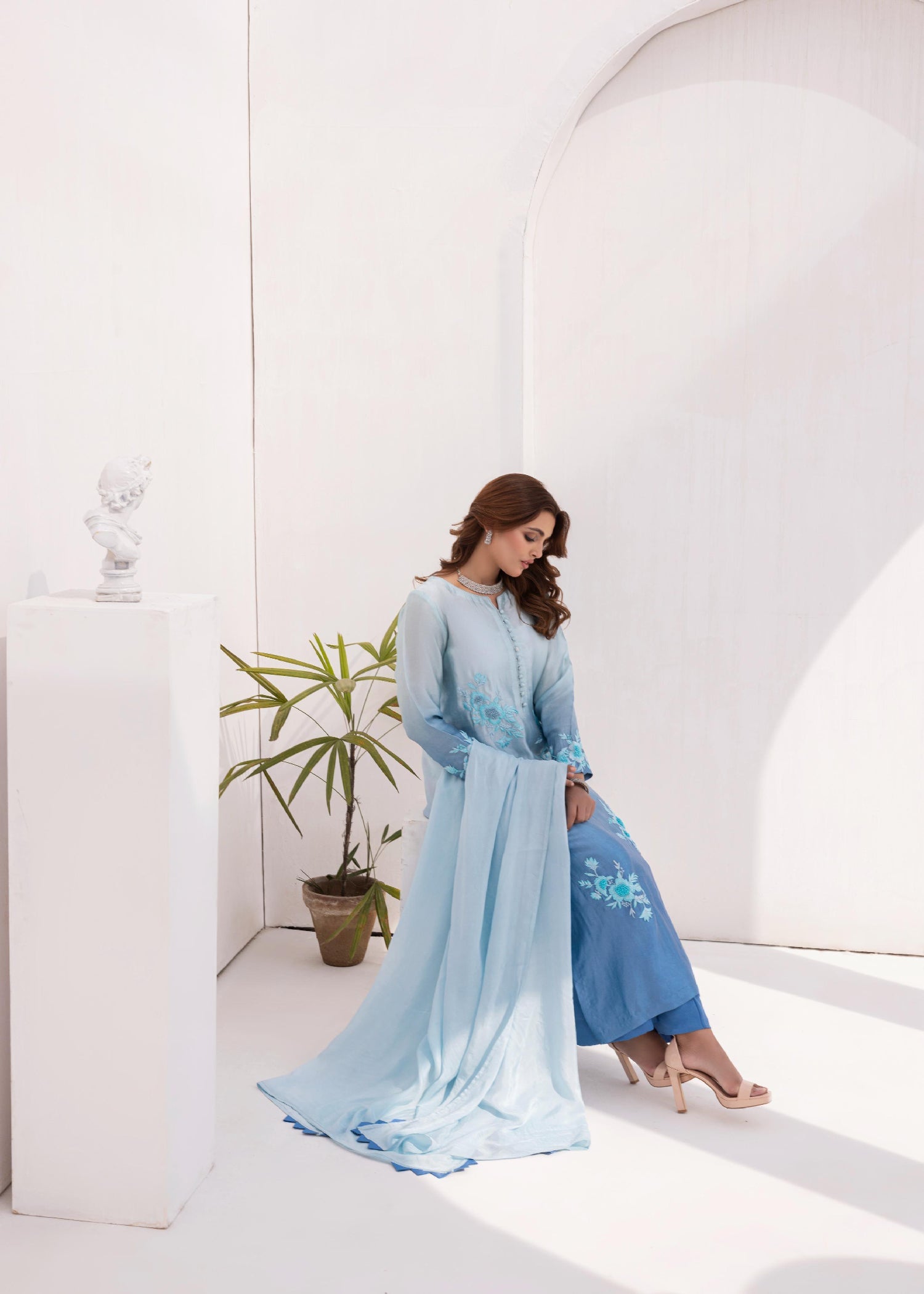 Grandeur By Saima Abaidullah Sapphire Women 3pcs