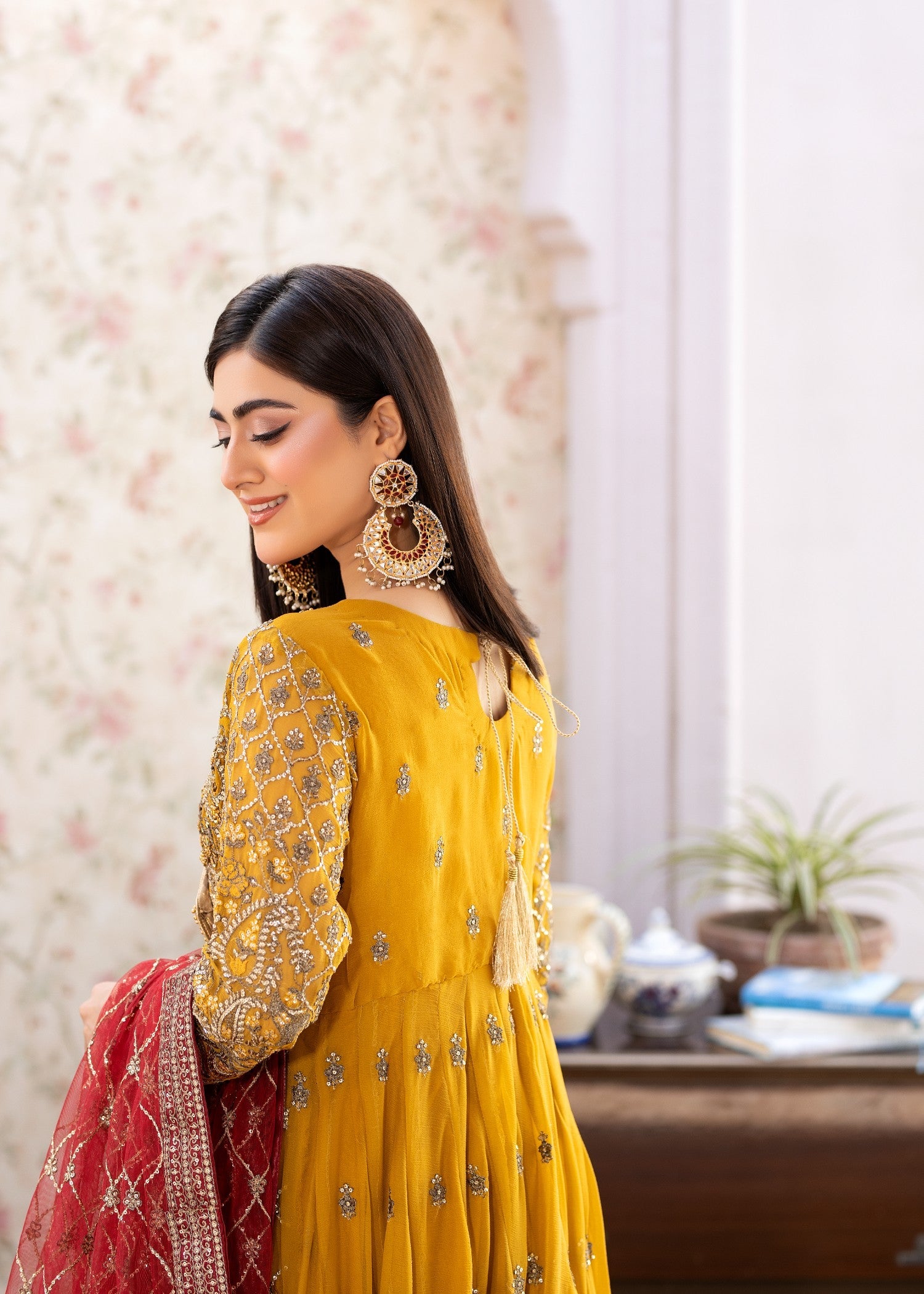 Shahjahan - Feel Royal Sj 24012 Mustard Women 3pcs