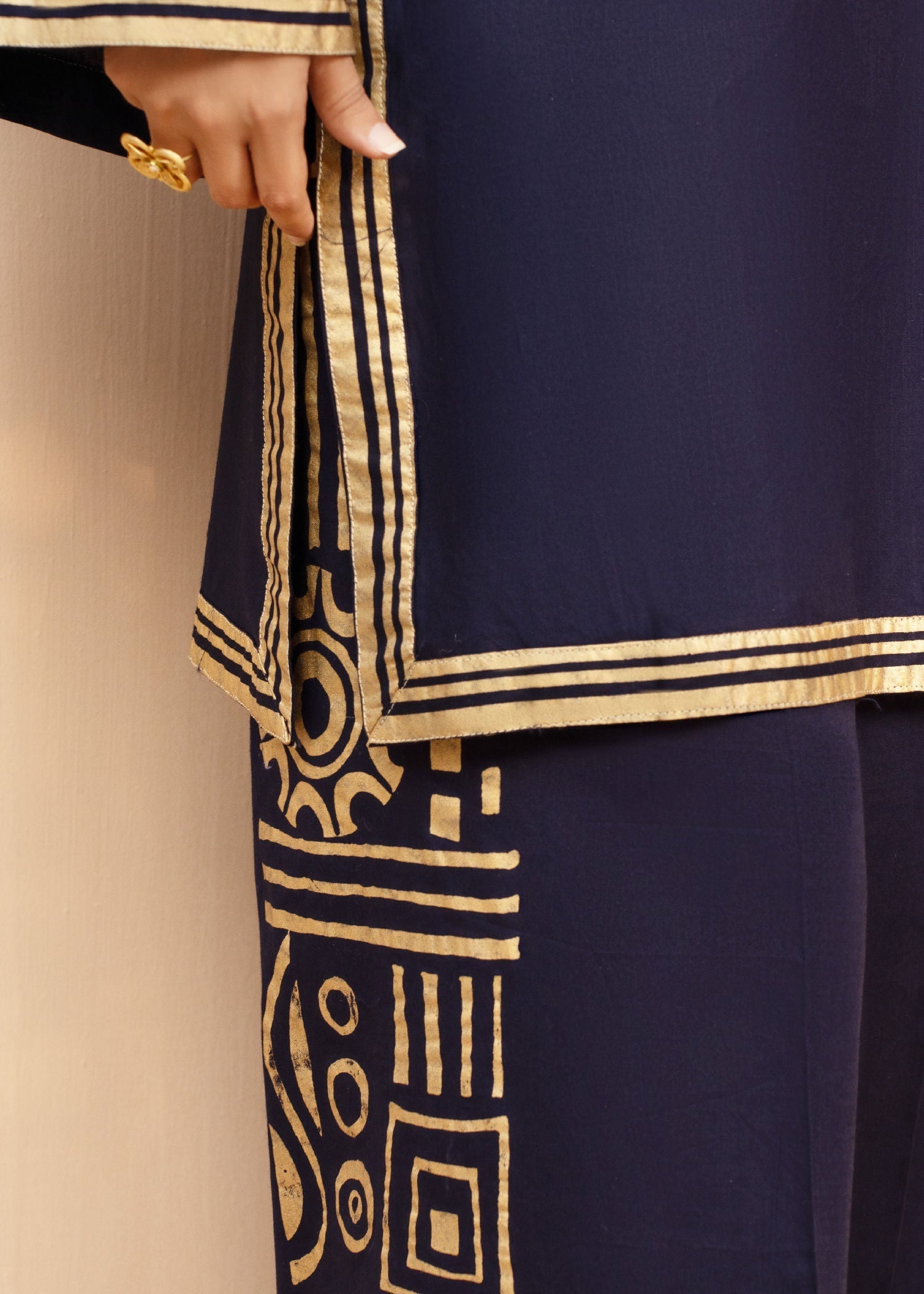 Sahibas By Mirza Retro (Blue) Women 3pcs