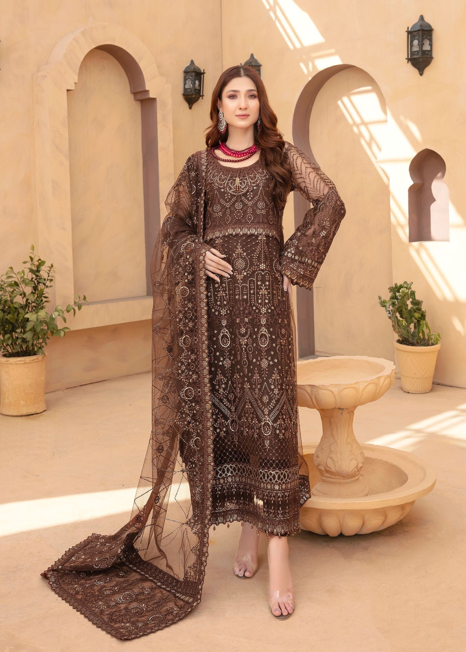 Mah-e-Rooh JJ 5103 FAROZAAN Women 3pcs