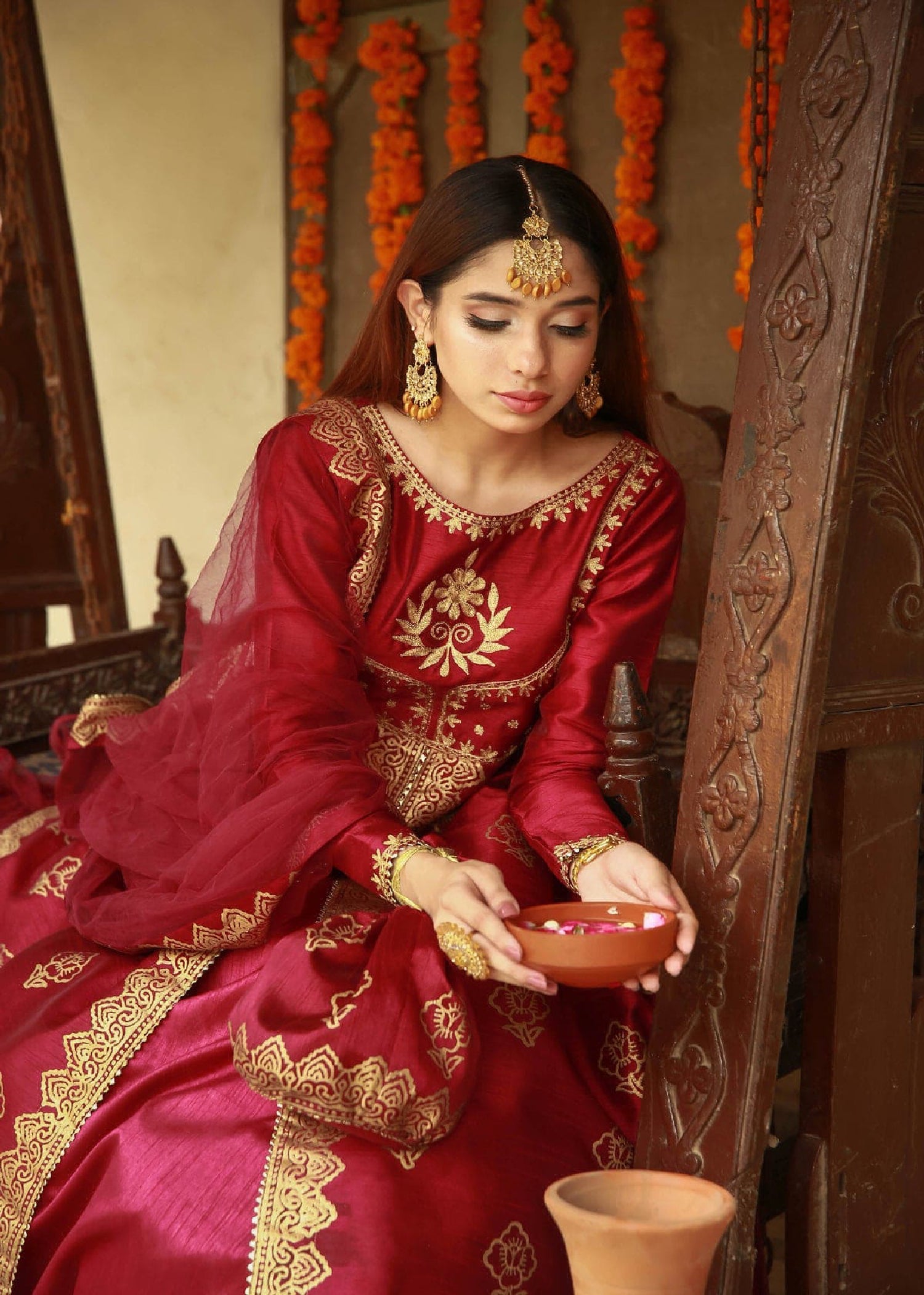 Peraan by SH Burgundy Affair Women 3pcs