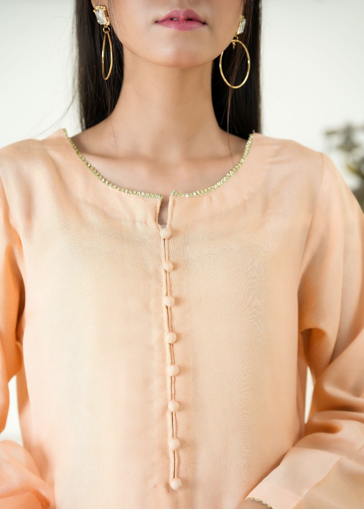 Alyssa PEACH FARSHI SHALWAR ALLF005 Women 3pcs