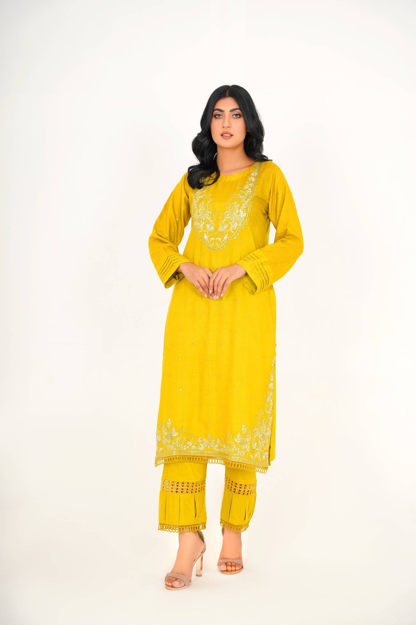 Azhar & Farukh AZ05 Neon Green Women 2pcs