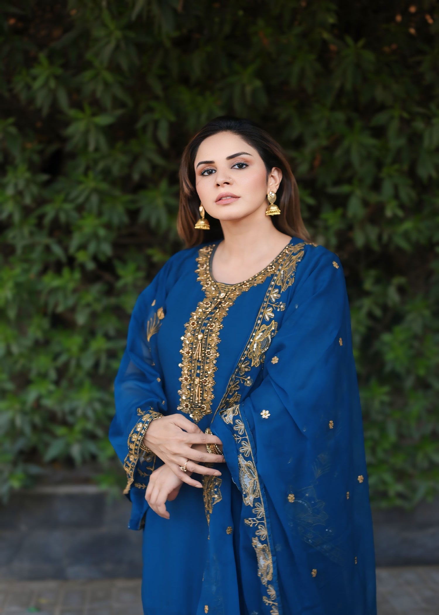 Four Season Boutique Lacha Tulip Zinc Blue Women 3pcs