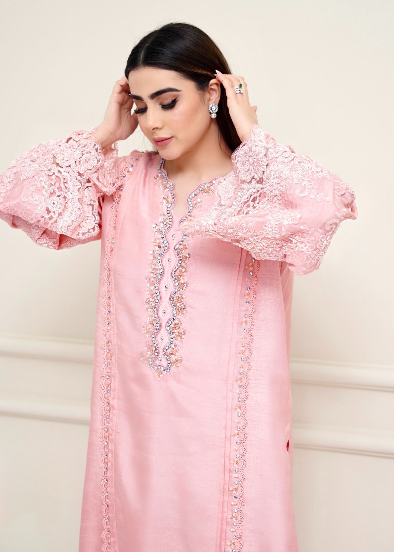 Maroon By Iqra Chaudhry Flamingo Pink Women 3pcs