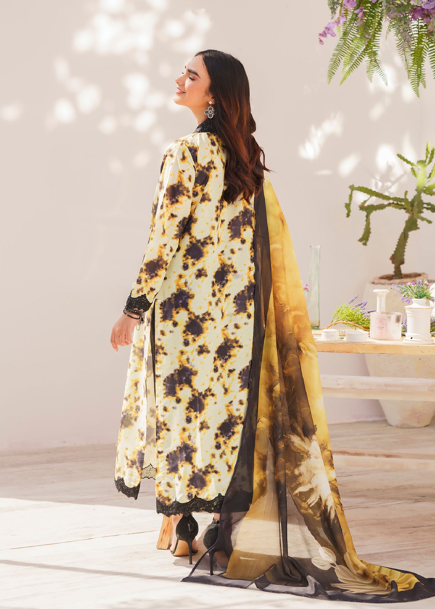 Ghulabri SAFFRON Women 2pcs