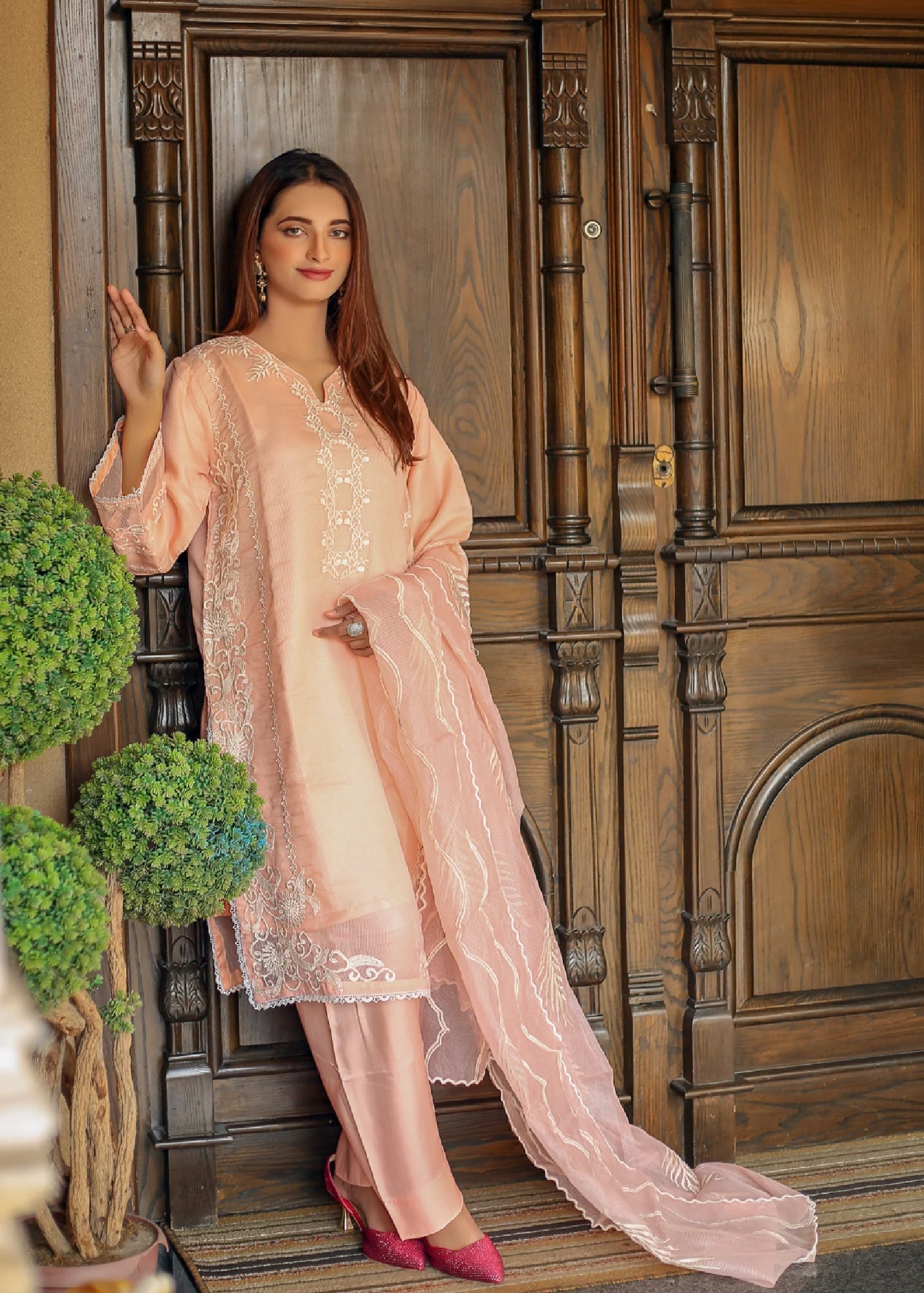 Muscat by Adeela Clove Pink Women 3pcs