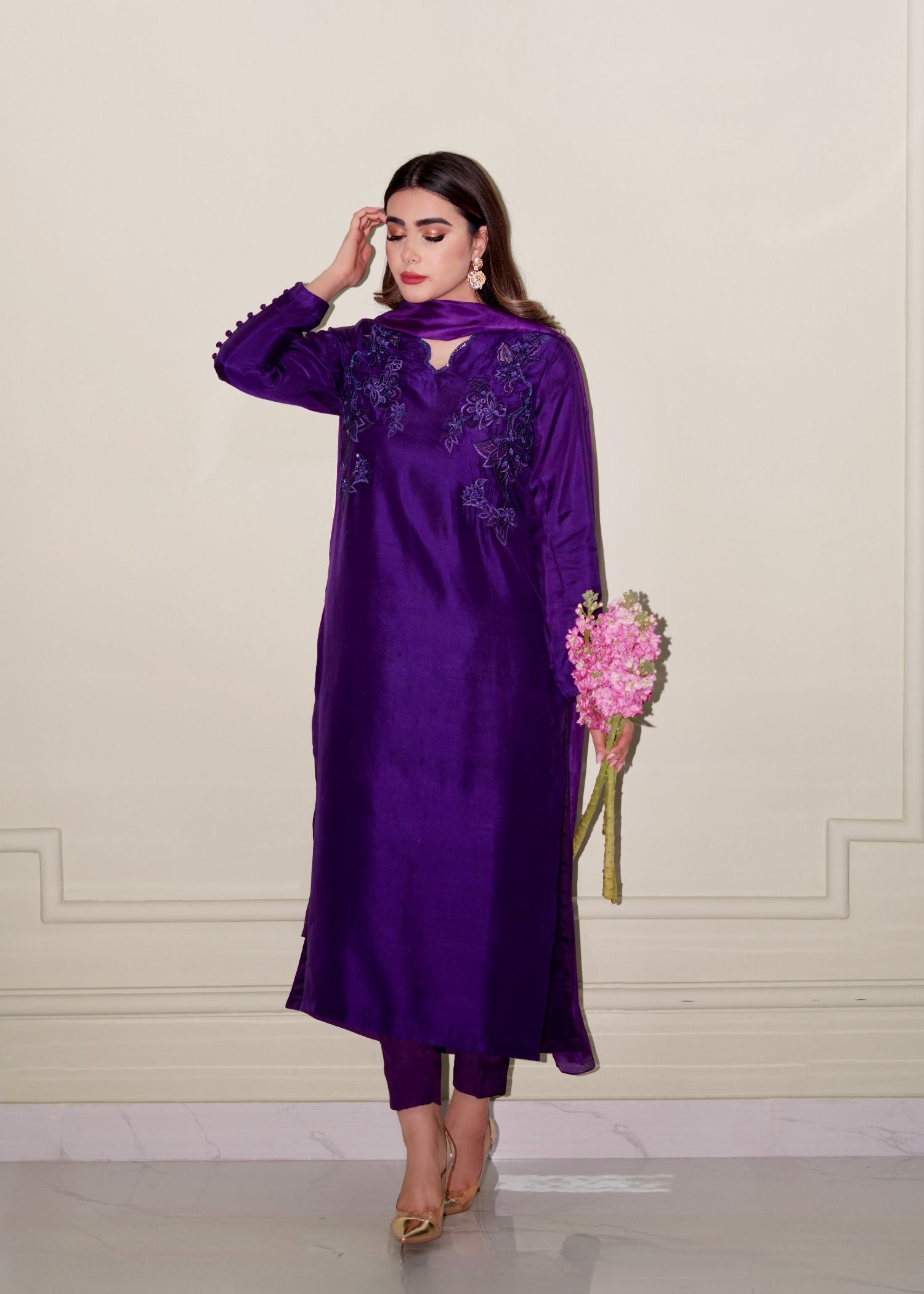 Hues Atelier Deep Purple Women 3pcs