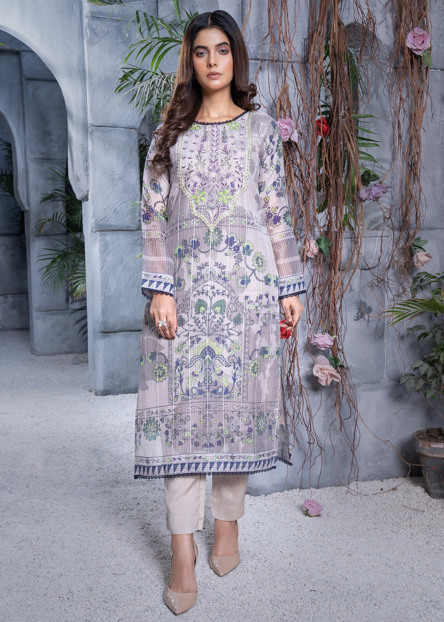 Tamanna E Libas DUSTY BLOOM Women 3pcs