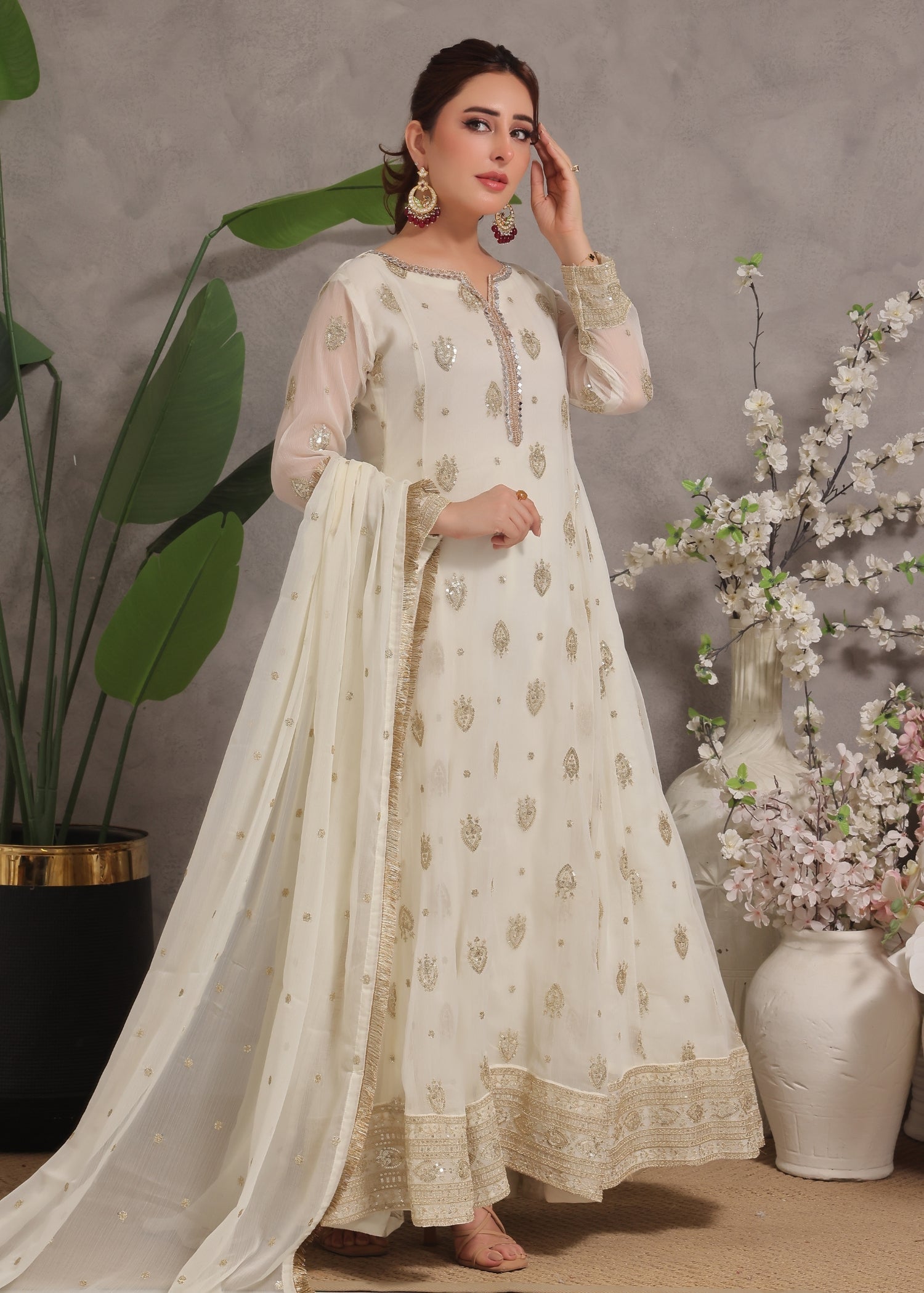 Abaan Zohan Raunak Off White Women 3pcs