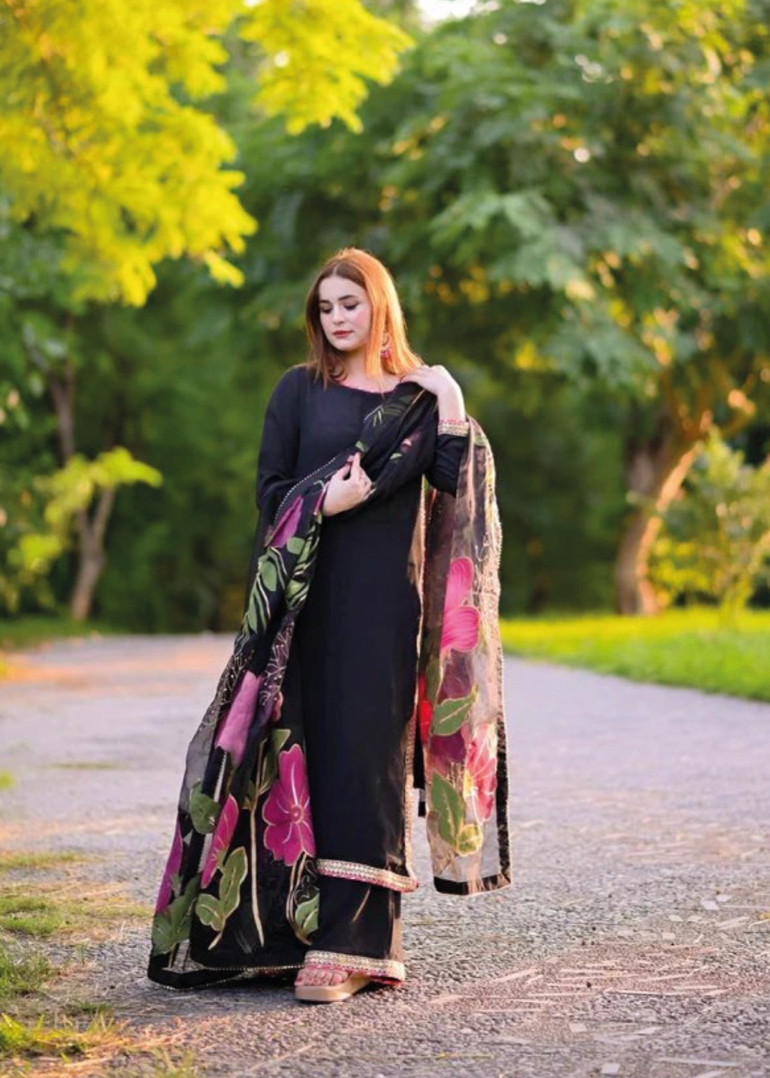 Peraan by SH Black Rose Women 3pcs