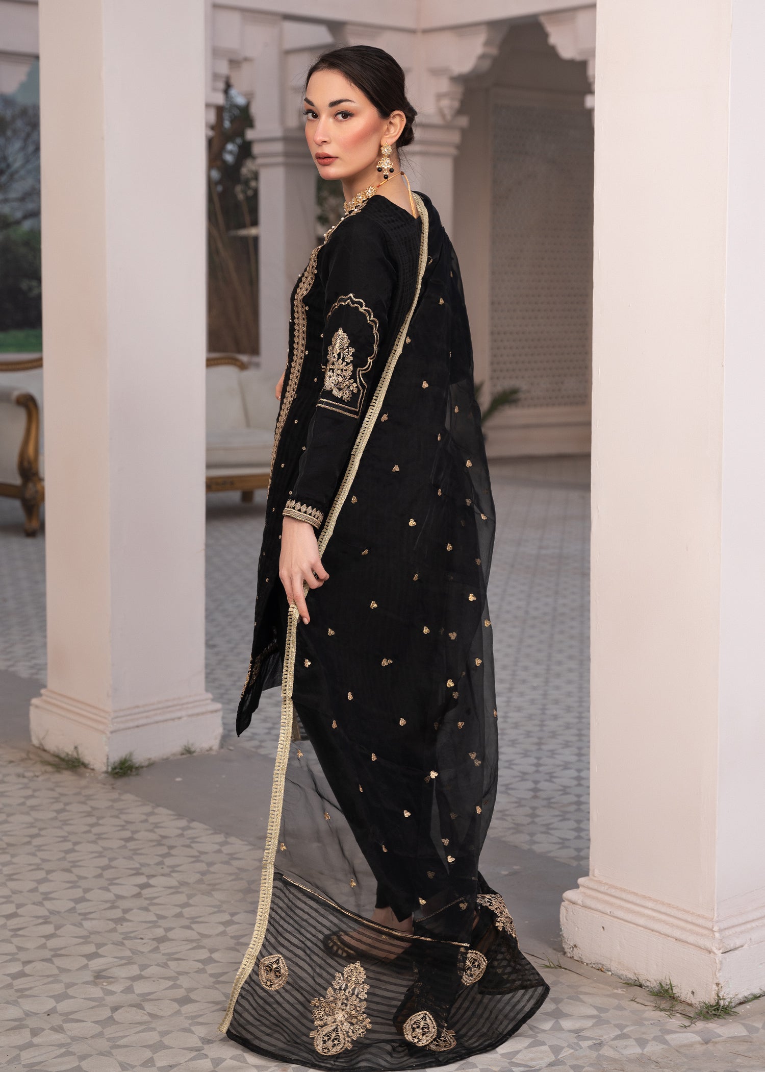 Meraki Esme Black Women 3pcs