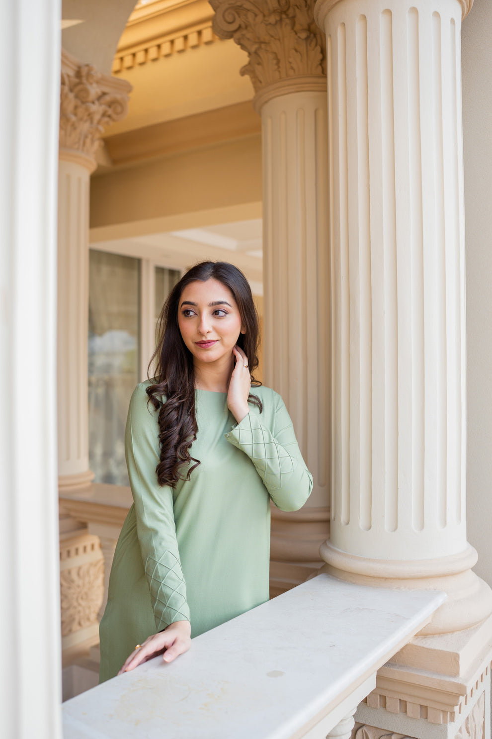 Aisling By Nirmal Pistachio Green Women 2pcs