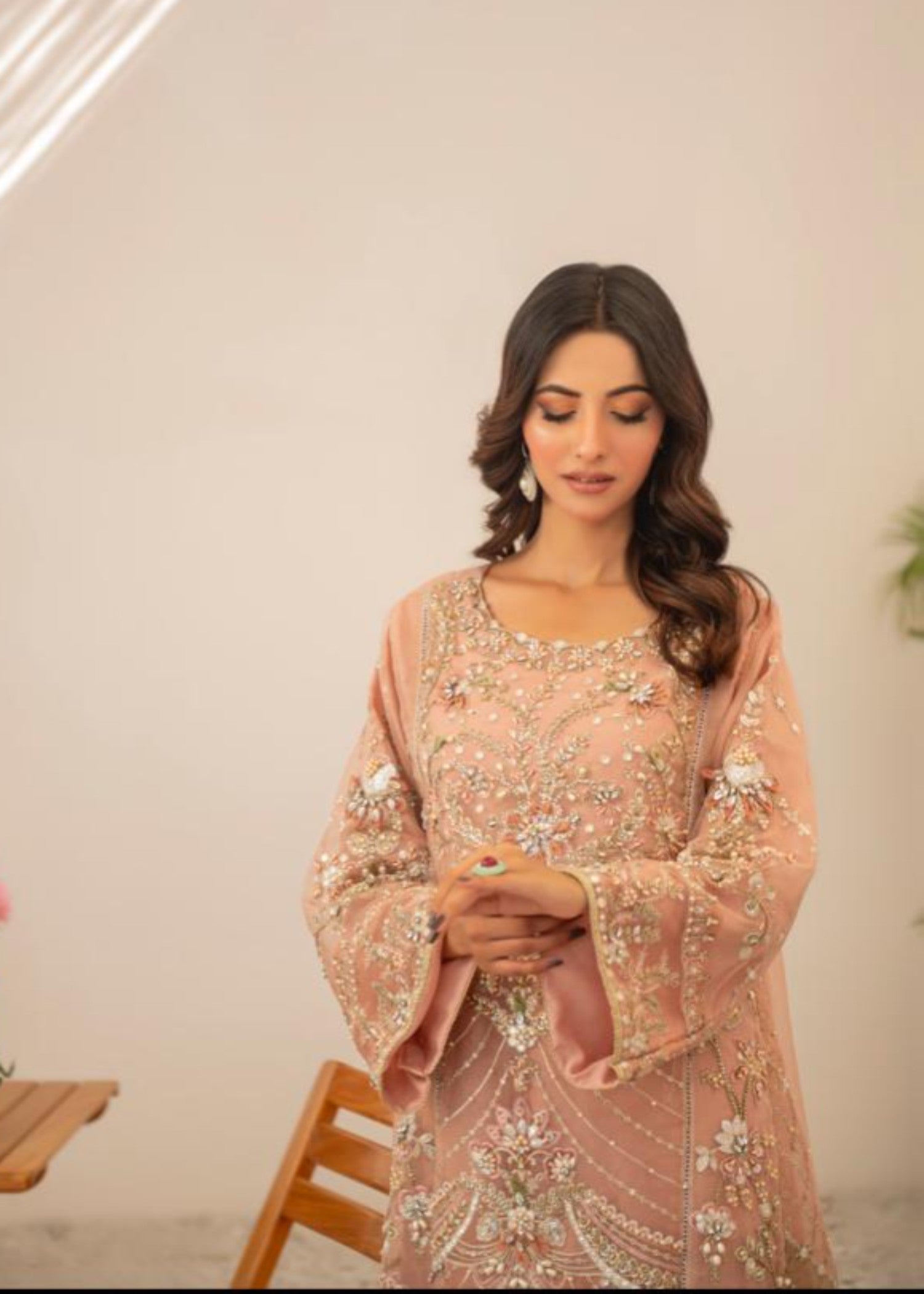 Sania Khan Studio Roshan Gul Stitched Fancy Women 3pcs