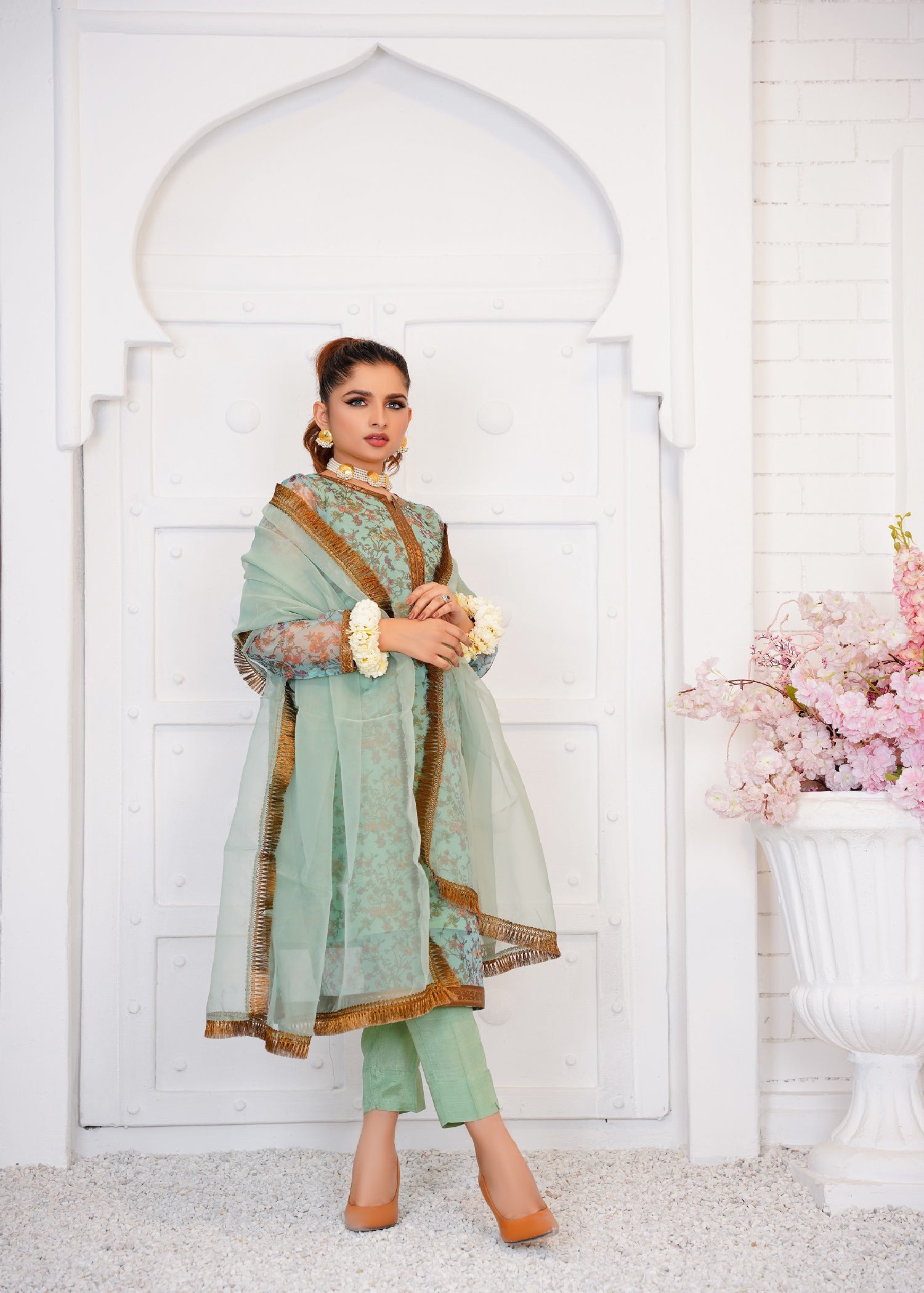 Emeralds AQUA PALE Women 3pcs