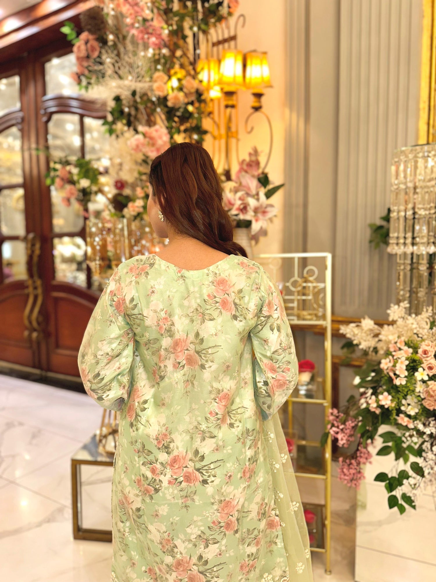 Mishkaat Clothing Elara pistachio Women 4pcs