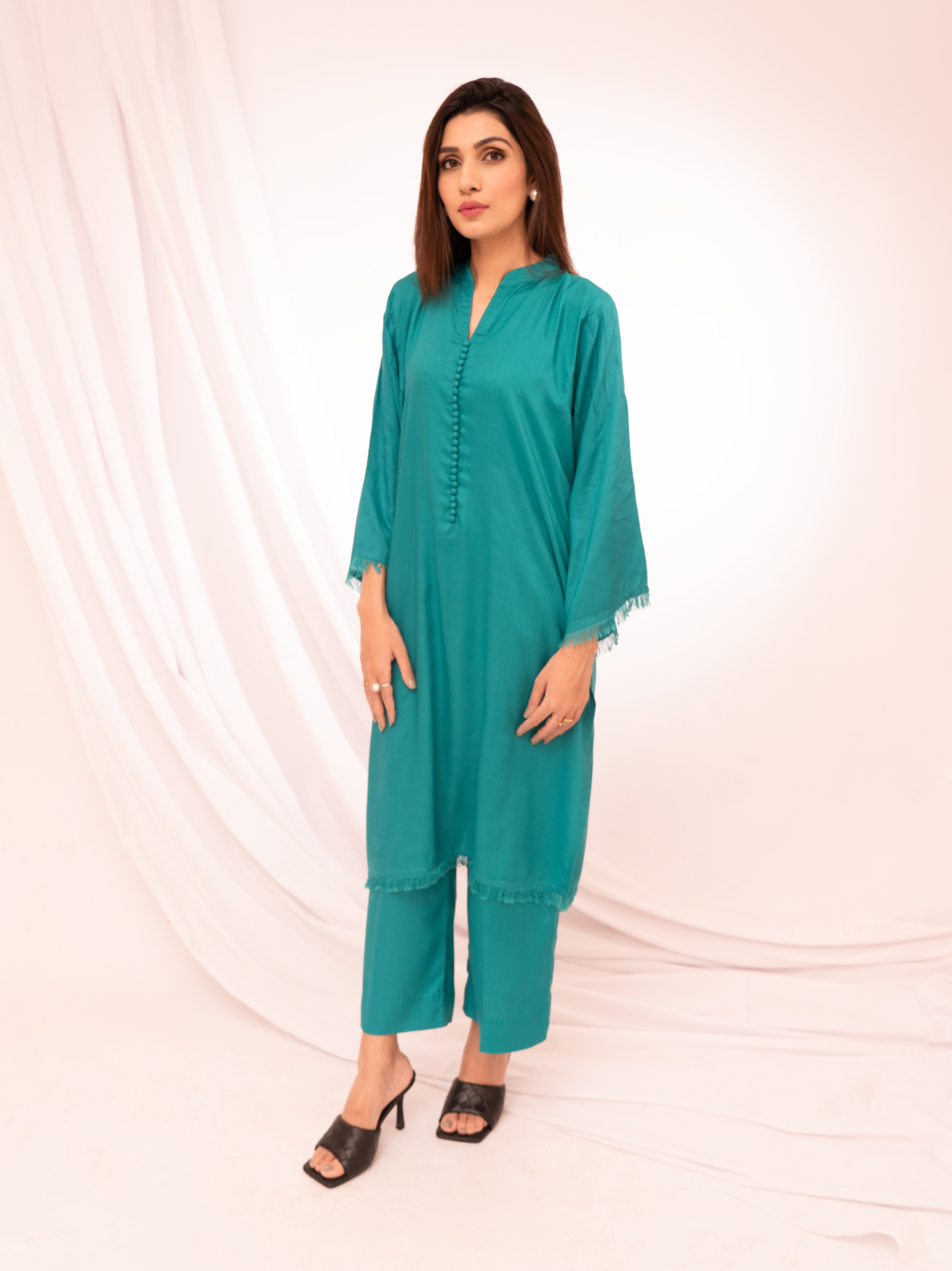 Jannat Tahir Teal Women 2pcs