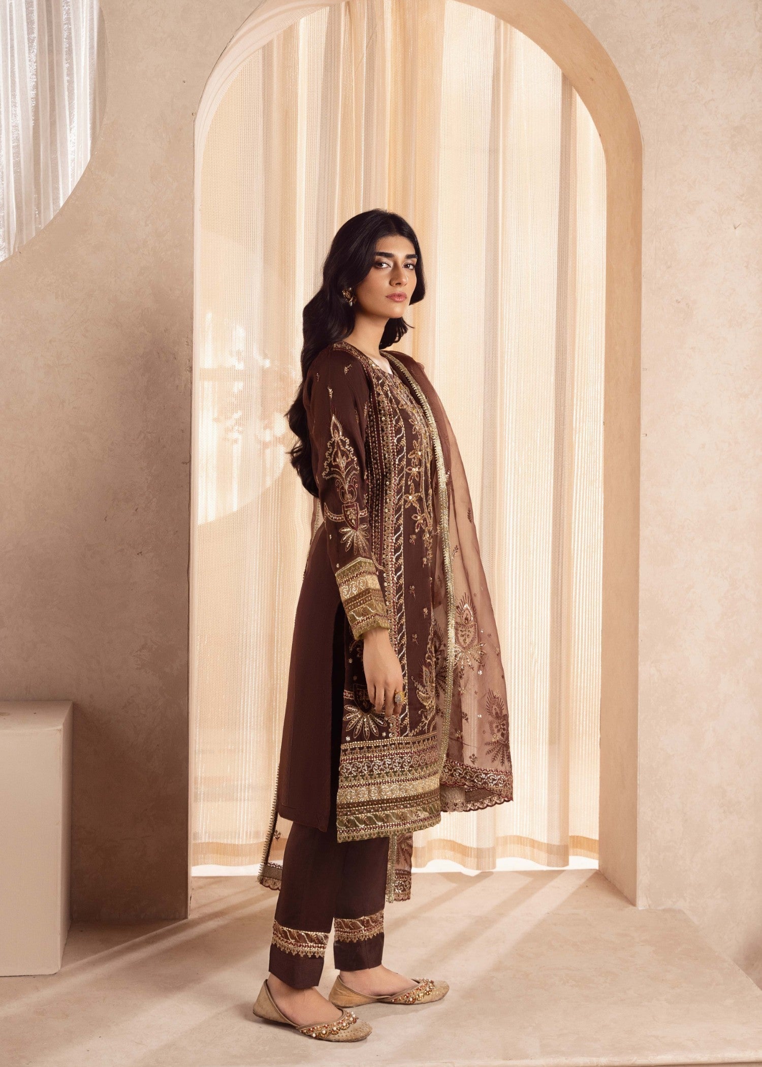 Zebaye Zareen US 551 chocolate brown(SB) Women 3pcs