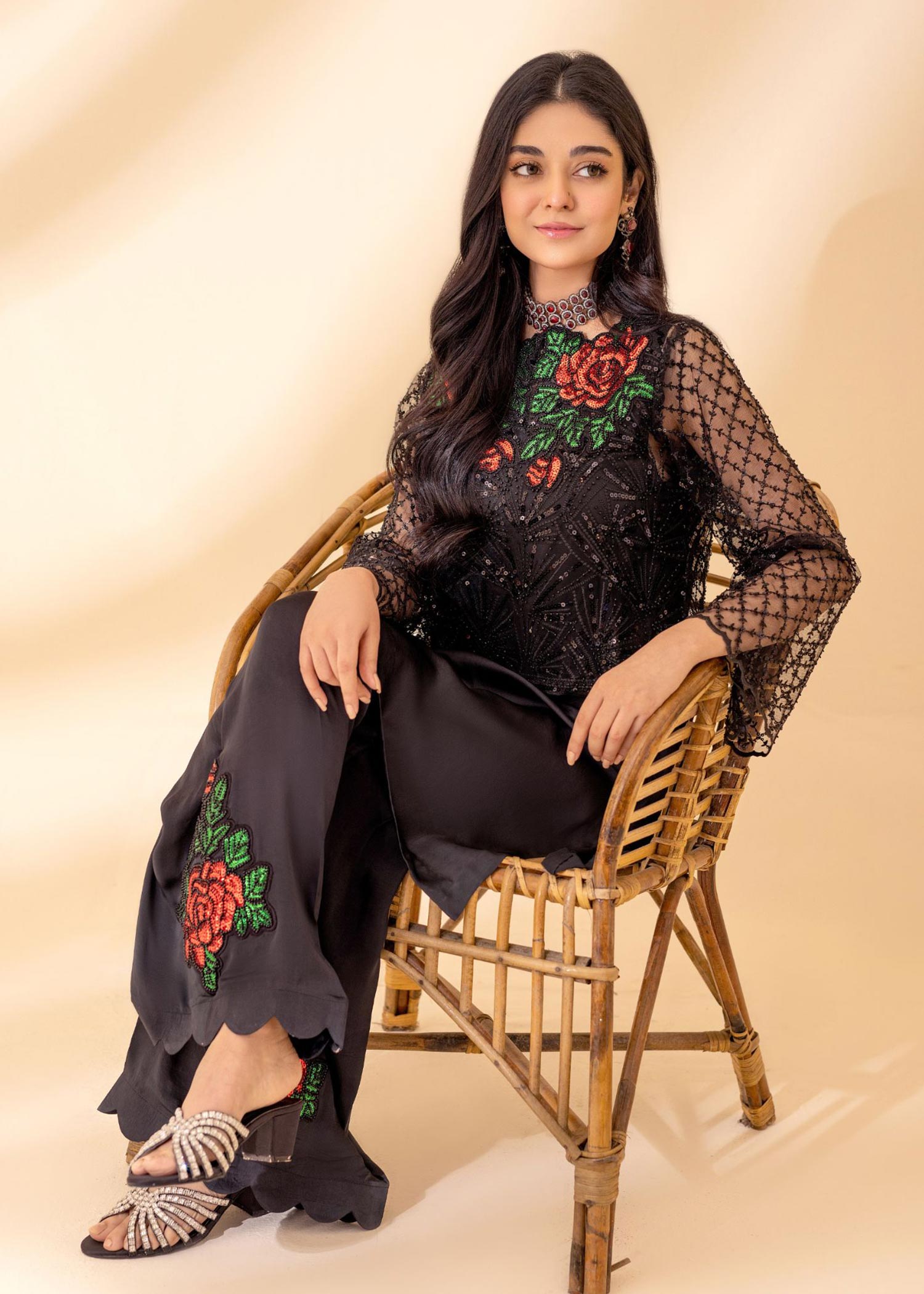 Rj’s Pret BLACK GLITZ Women 2pcs