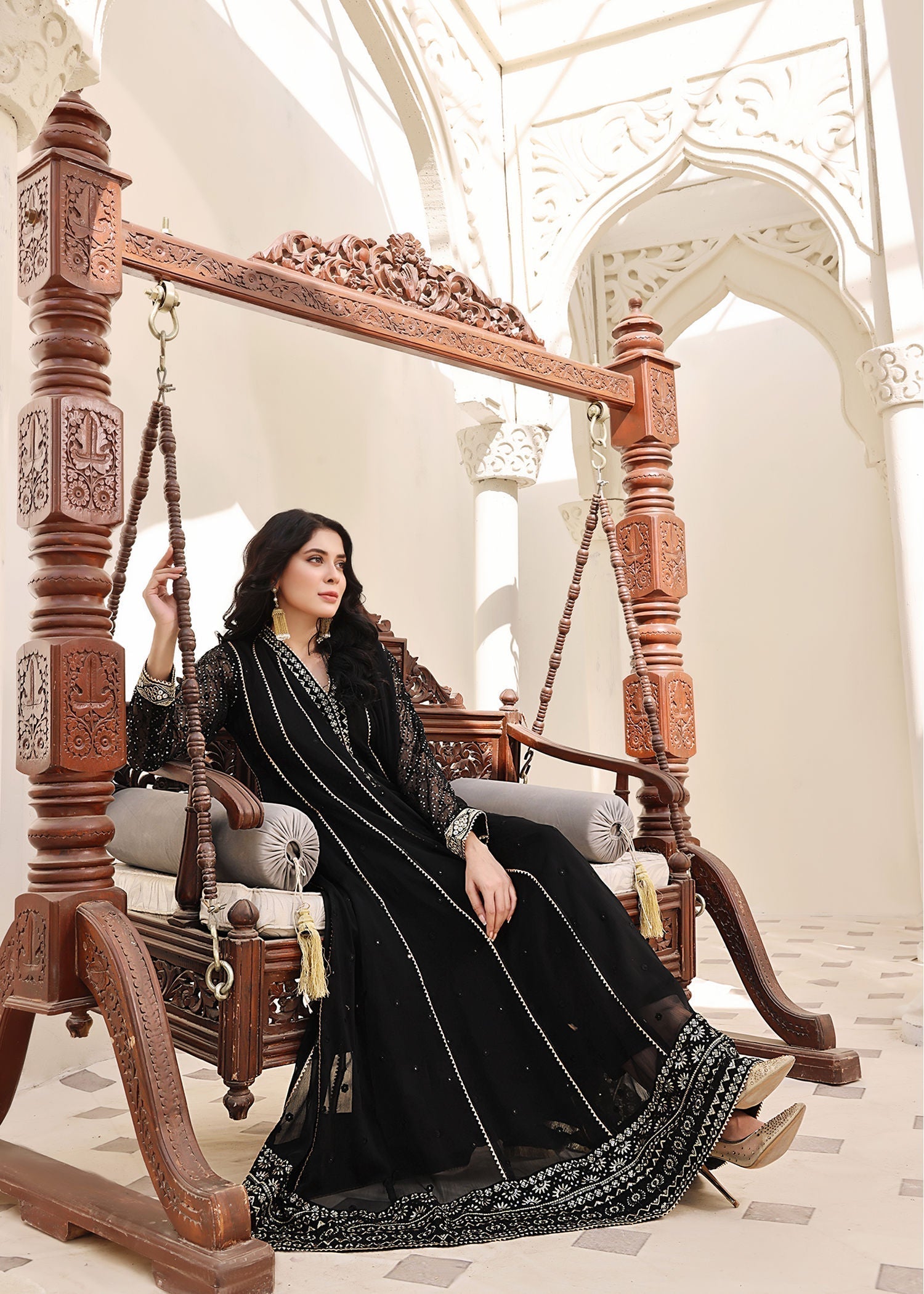 Abaan Zohan Kashish Black Women 3pcs