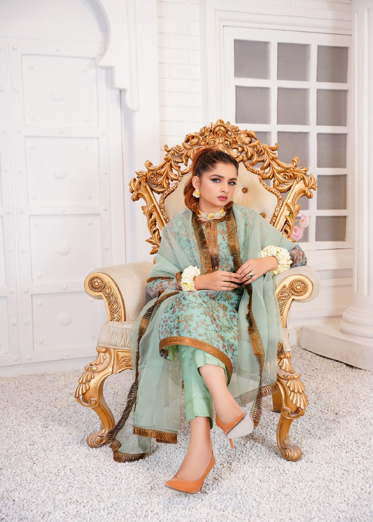 Emeralds AQUA PALE Women 3pcs