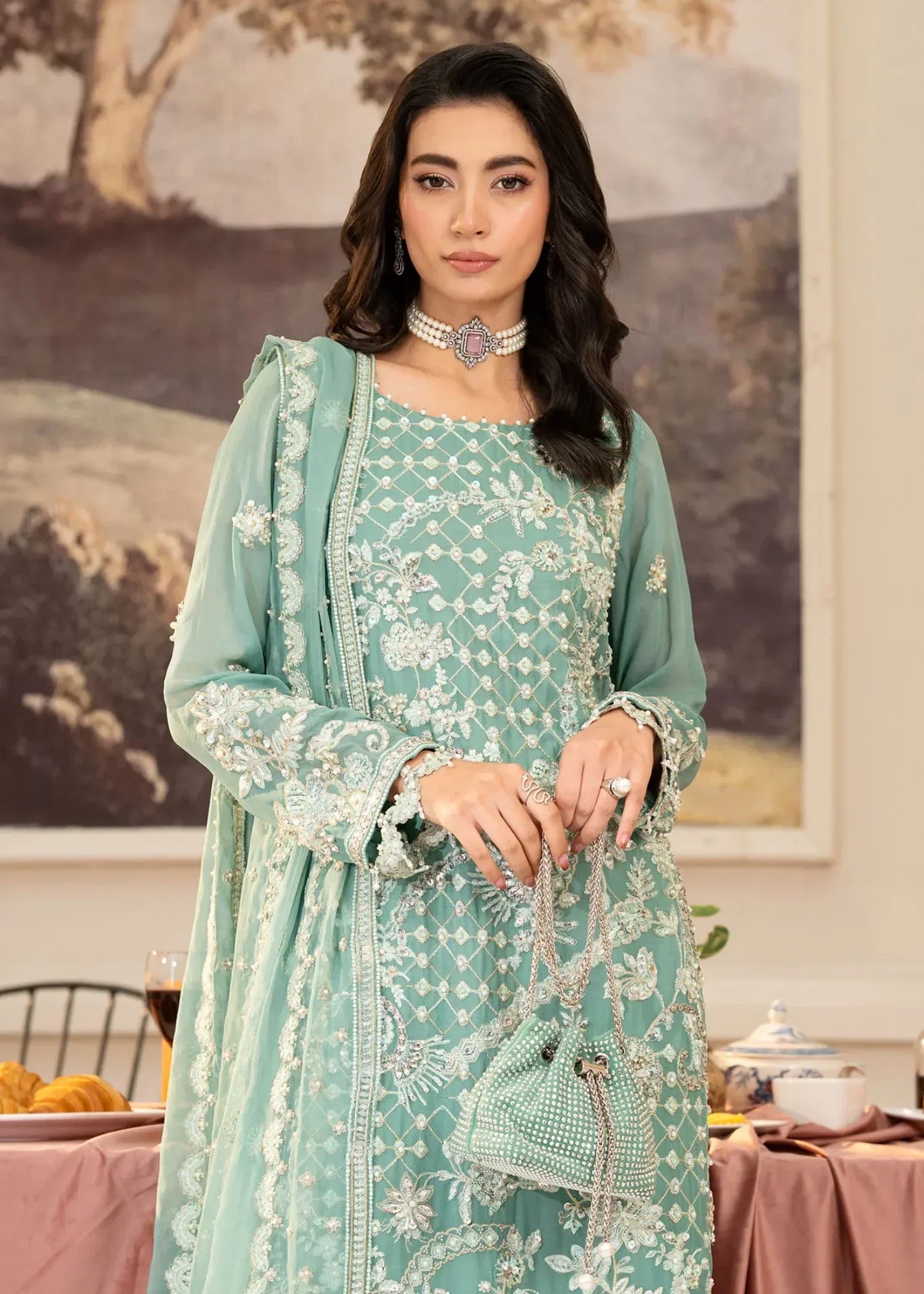 Khurshid Sage Women 4pcs