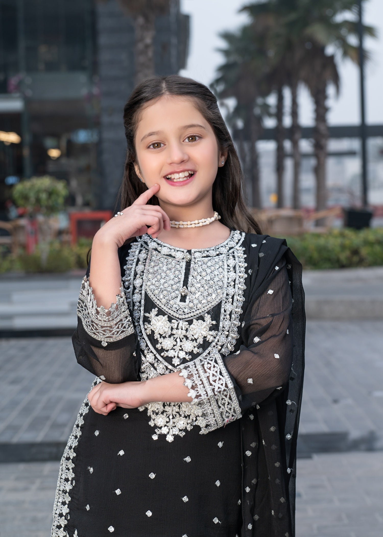 Ally's AL 3837 Kids black Women 3pcs