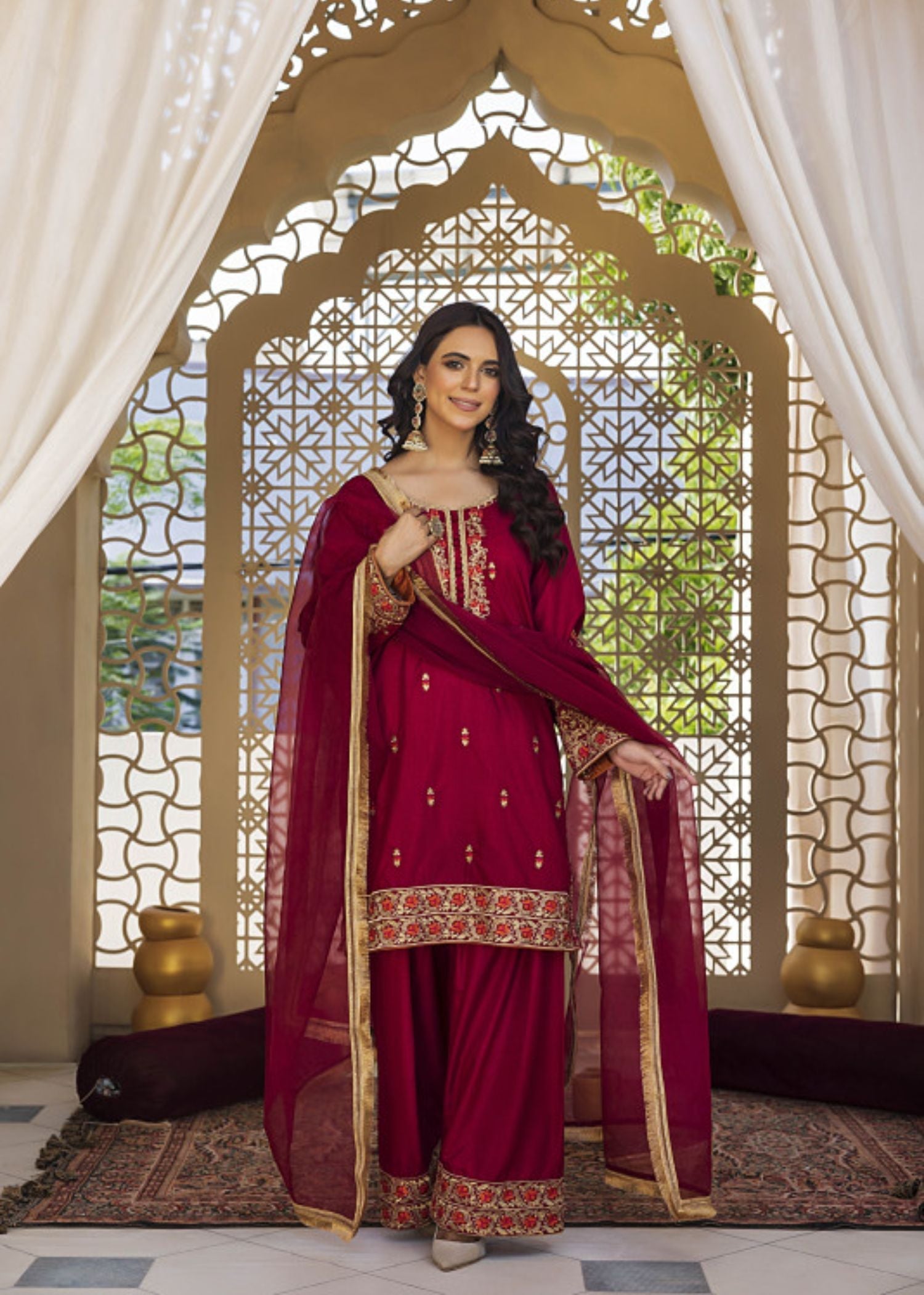 Meeraki Gulabi Women 3pcs