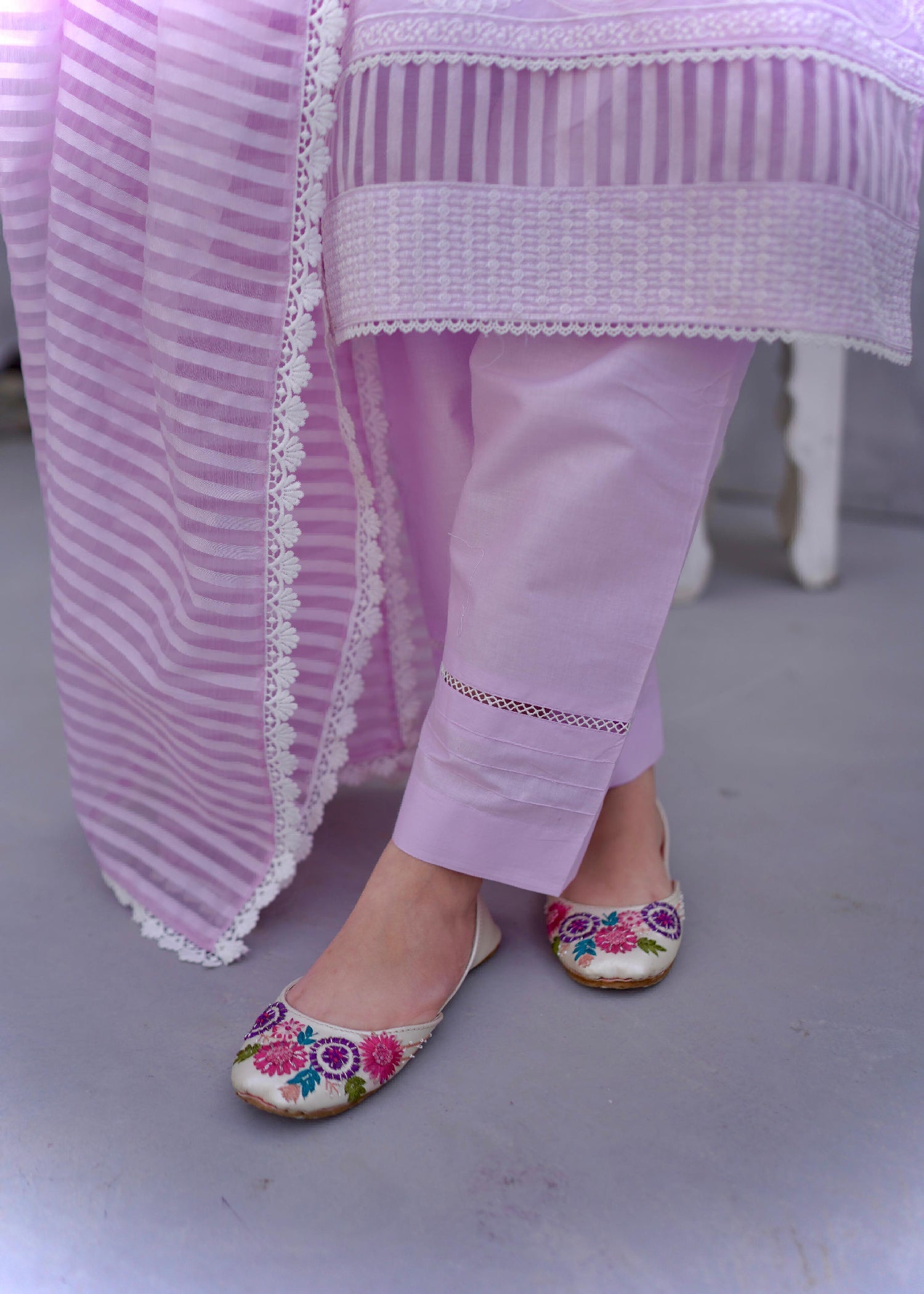 Mishkaat Clothing Paro Lilac Women 3pcs