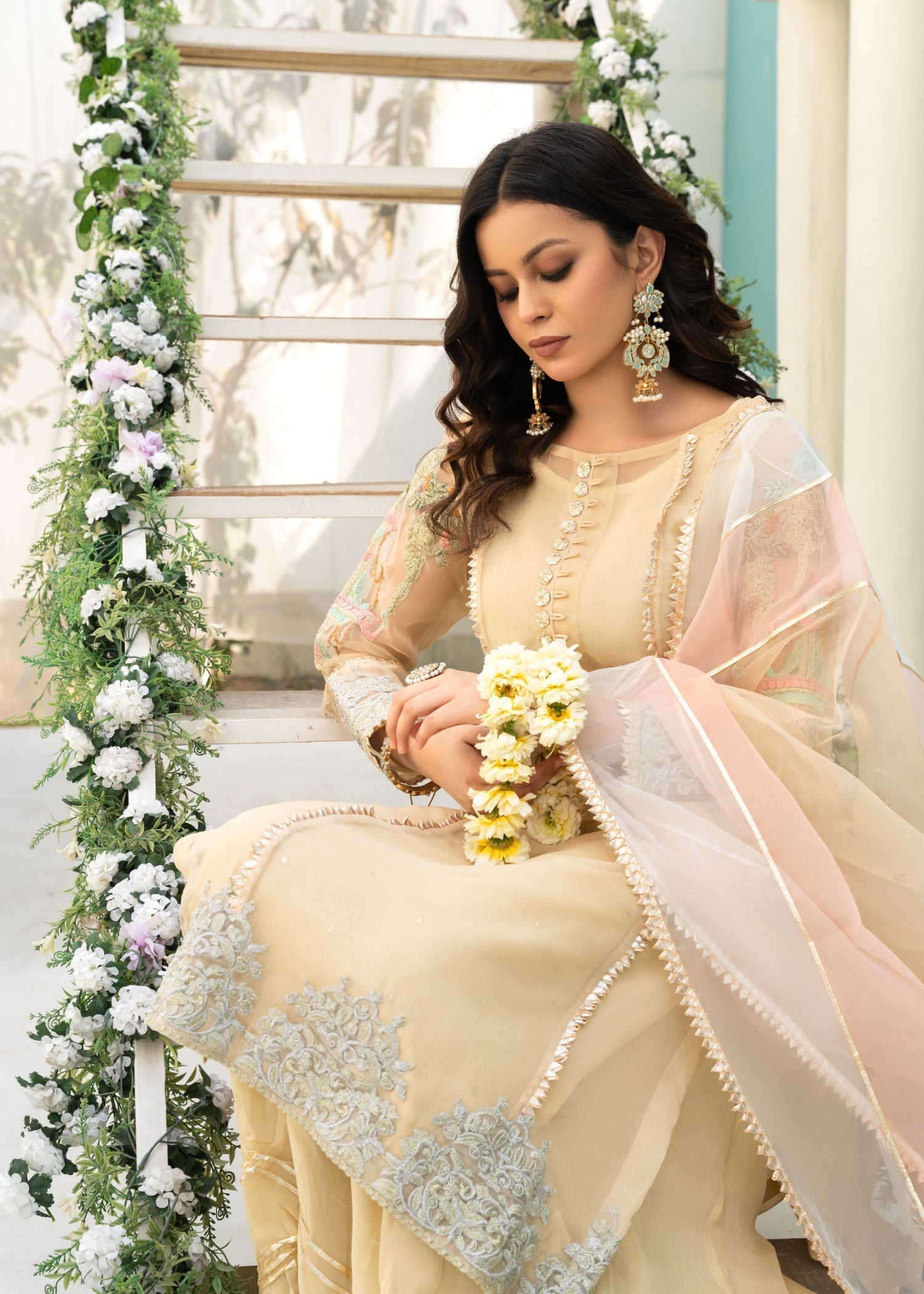 Hem Lotus Outfit Lemon Yellow Women 4pcs