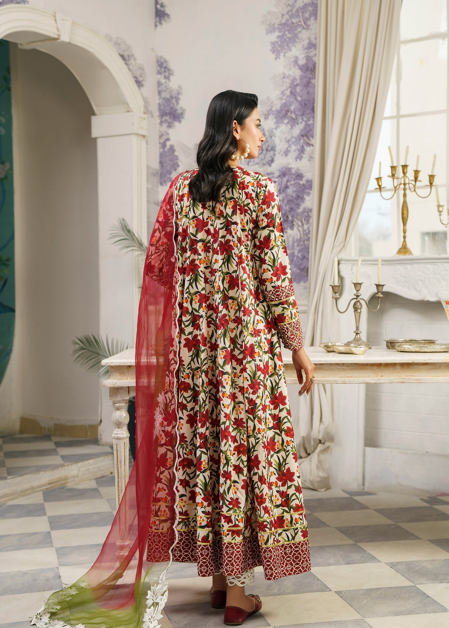 Rj’s Pret RED FLEURS| NEO | RJS PRET Women 2pcs