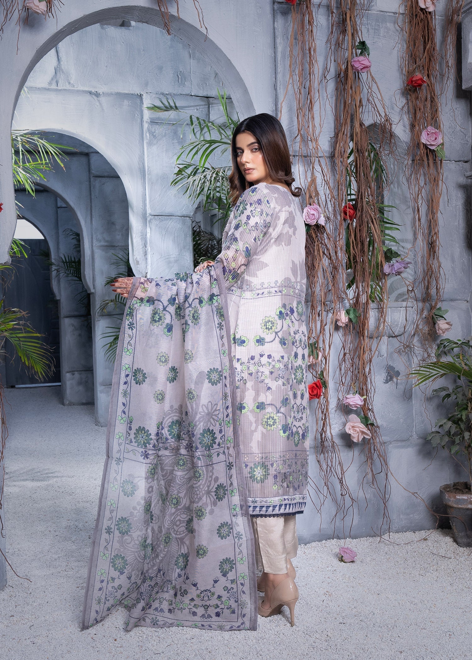 Tamanna E Libas DUSTY BLOOM Women 3pcs