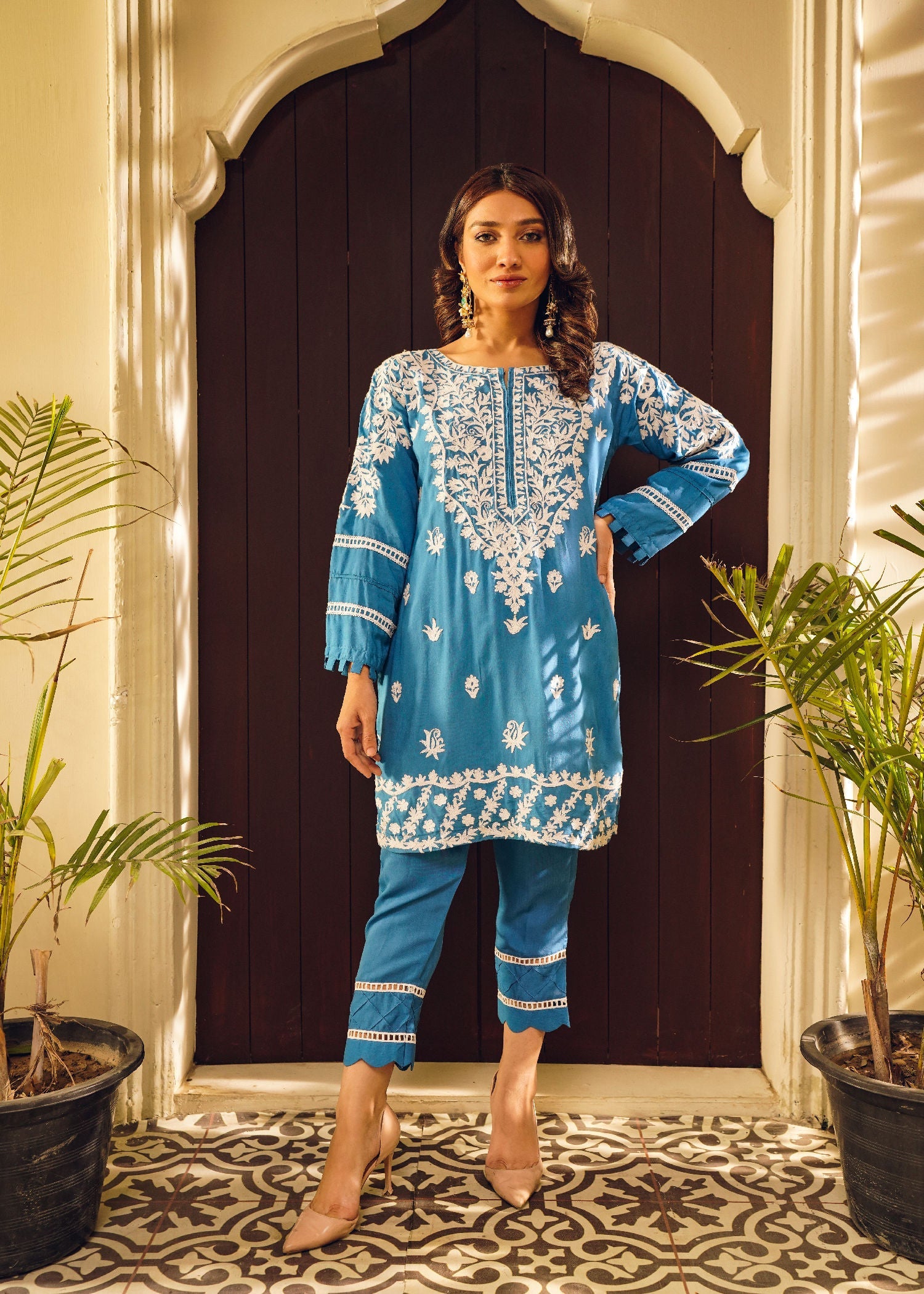 Khatepoesh Monaco Blue Women 2pcs
