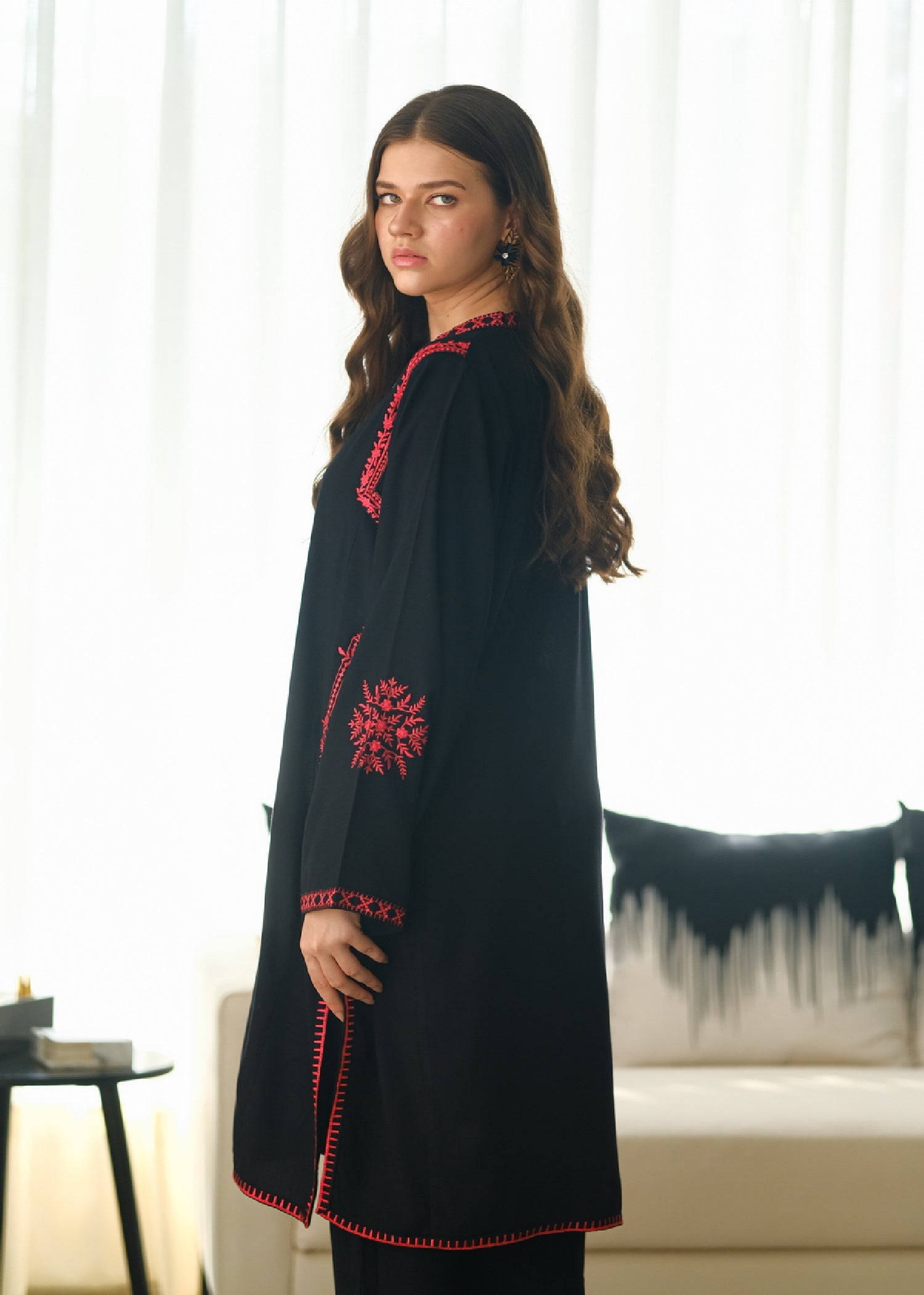 Sprinkles Scarlet Elegance Embroidered Women 2pcs