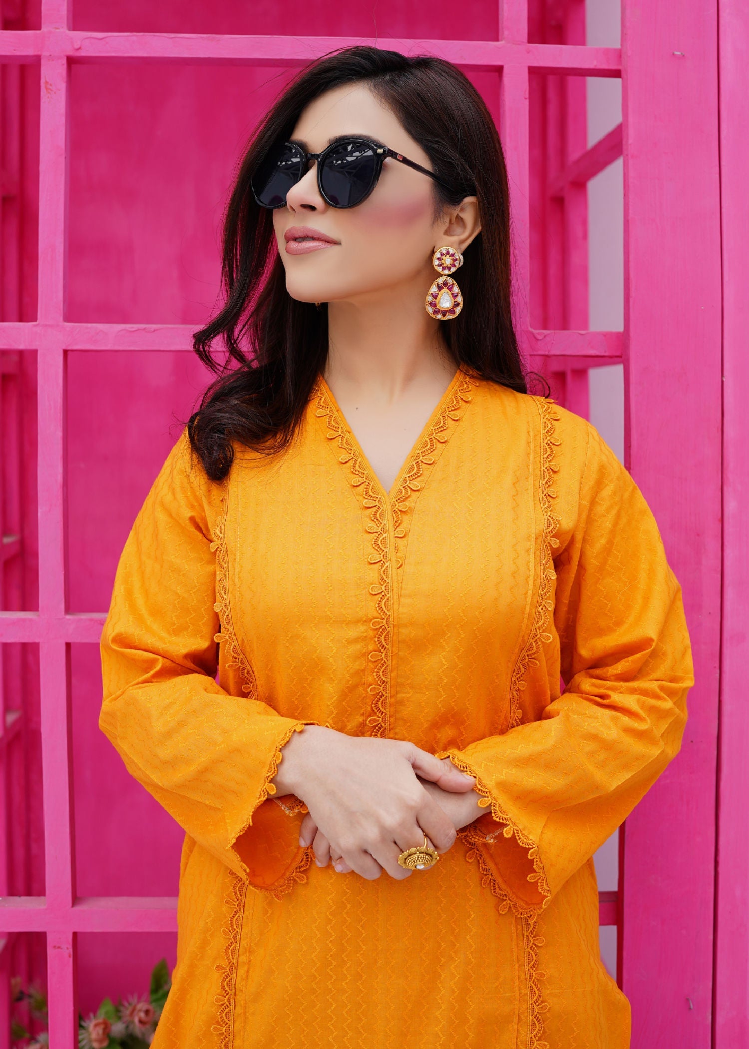 Yolo Pret NEEDLE LAWN SOLID S24 0001 Women 2pcs