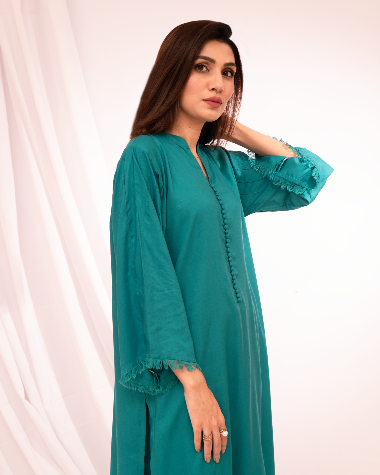 Jannat Tahir Teal Women 2pcs