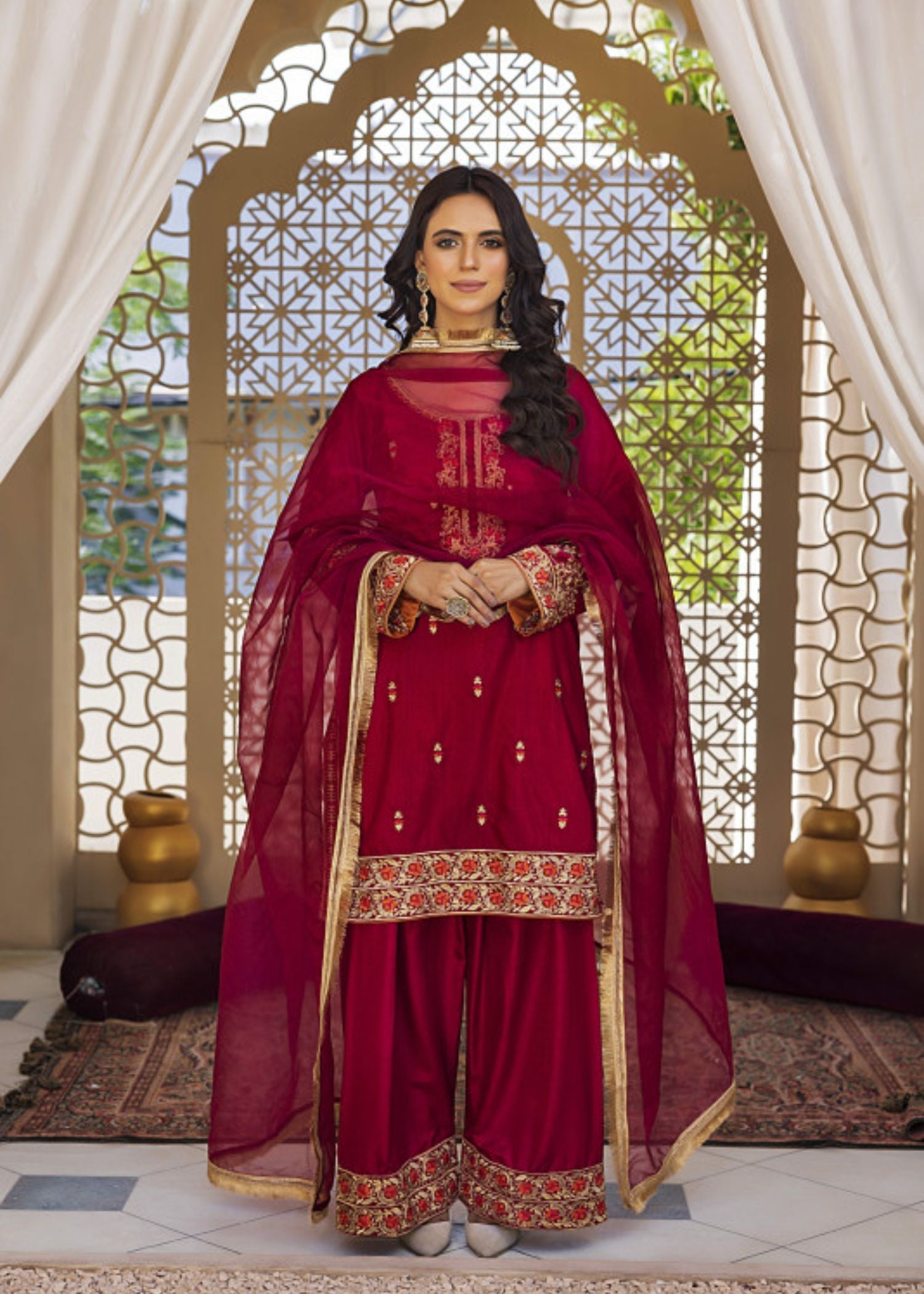 Meeraki Gulabi Women 3pcs