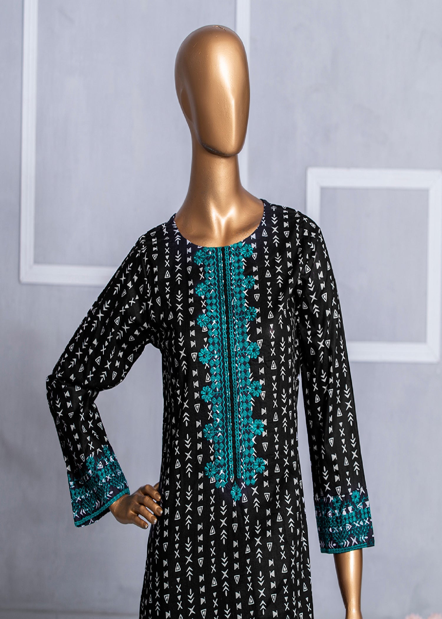 Aks Geo Noir Black Women 2pcs