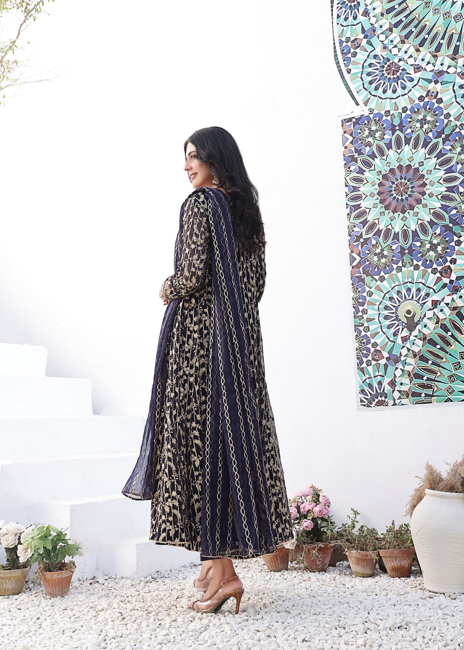 Ayesha Closet Shama Blue Women 3pcs