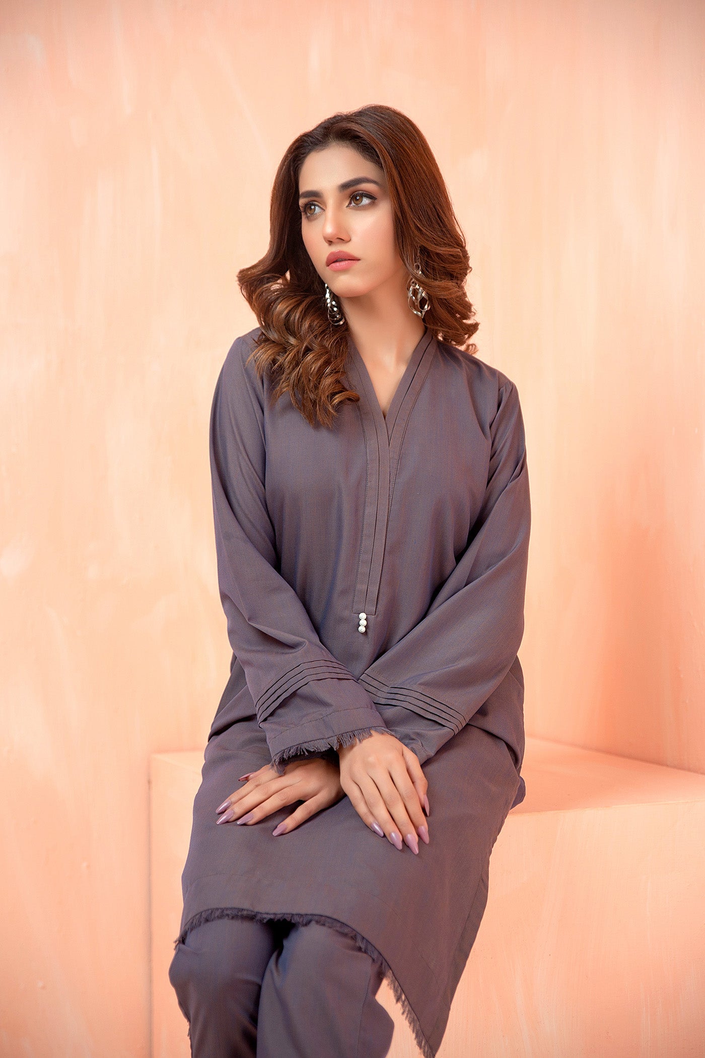 Mosaic Ash Grey Women 2pcs