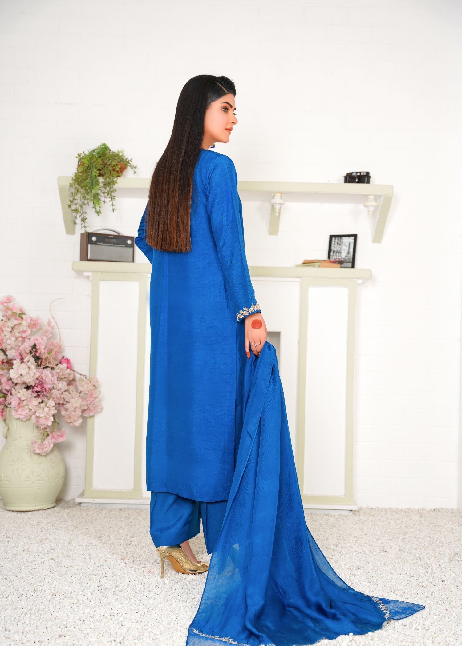 Hadia Batool janet blue Women 3pcs