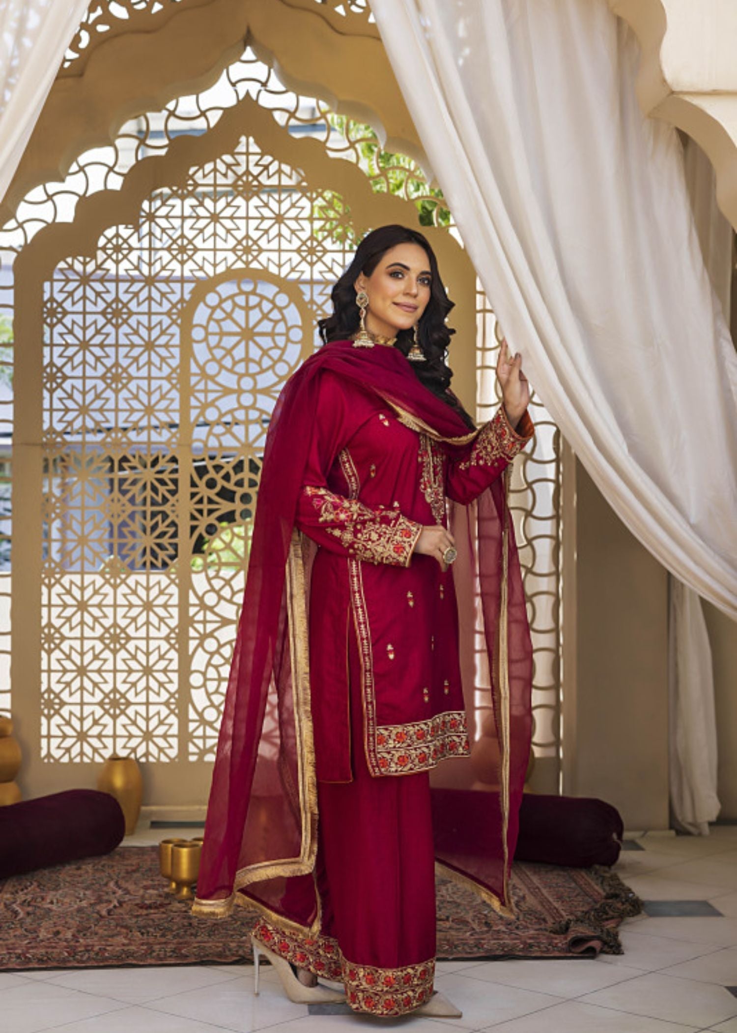 Meeraki Gulabi Women 3pcs