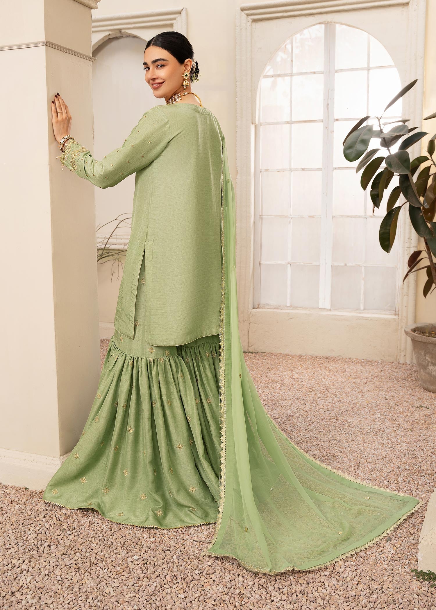 Rang-e-Haya Nira (mint green) Women 3pcs